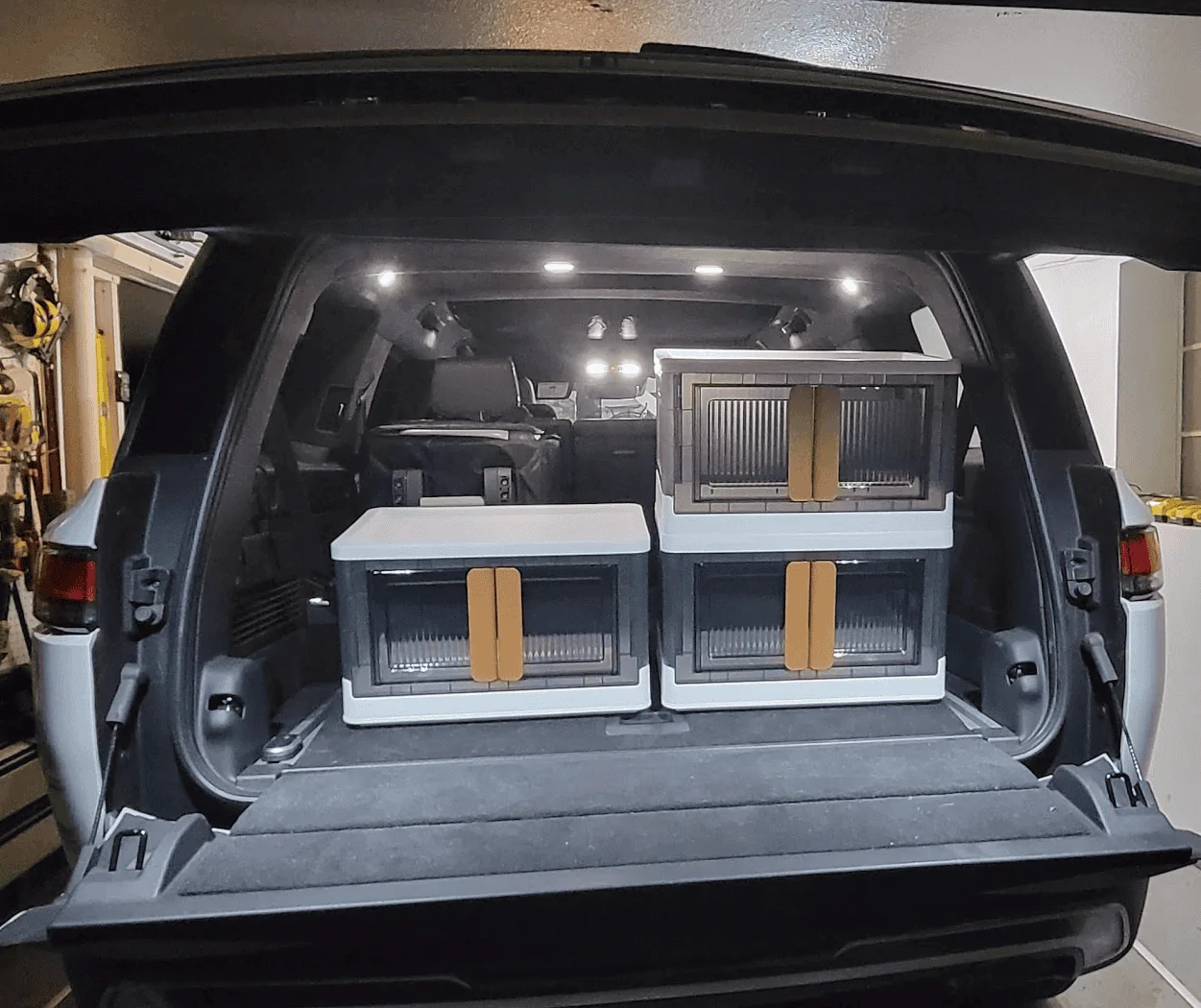 Rivian R1T R1S 2,333 mi Winter Trip from New York to Georgia in R1S with an iKamper 1704397930344
