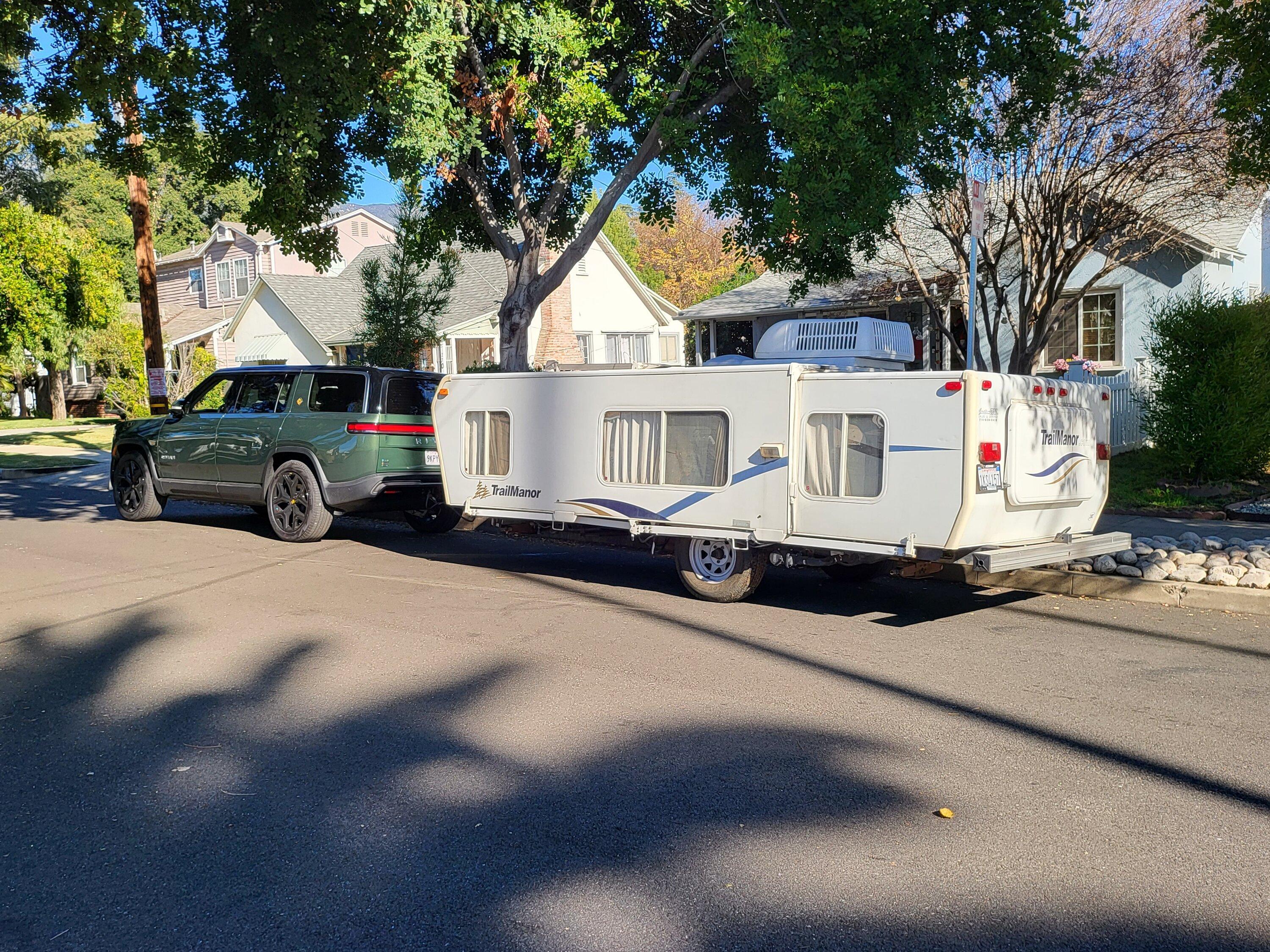 Rivian R1T R1S First 1800 Miles Towing Airstream with R1T 20240104_125928