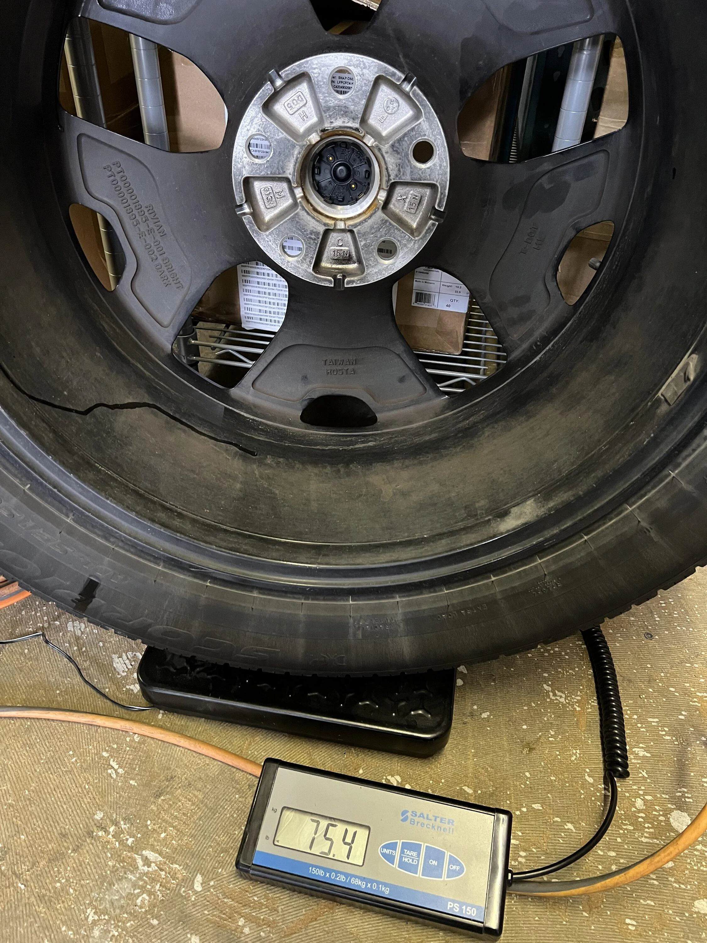 Rivian R1T R1S Affordable Winter Wheels Setup: Ram 2363 IMG_2338