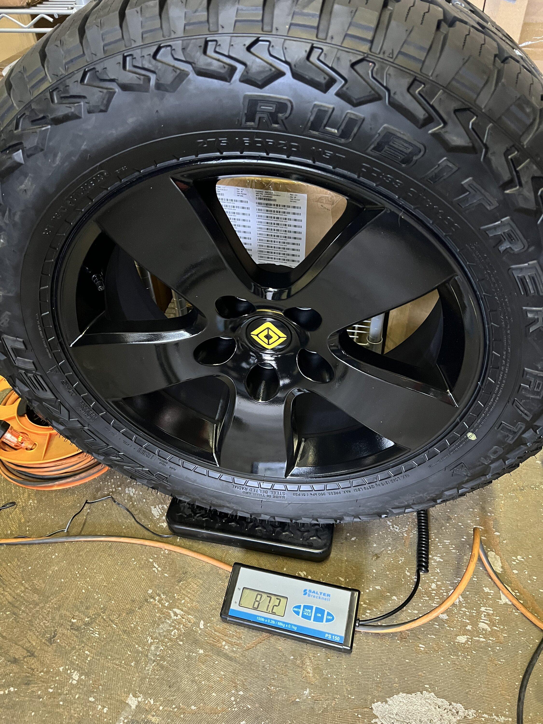 Rivian R1T R1S Affordable Winter Wheels Setup: Ram 2363 IMG_2339