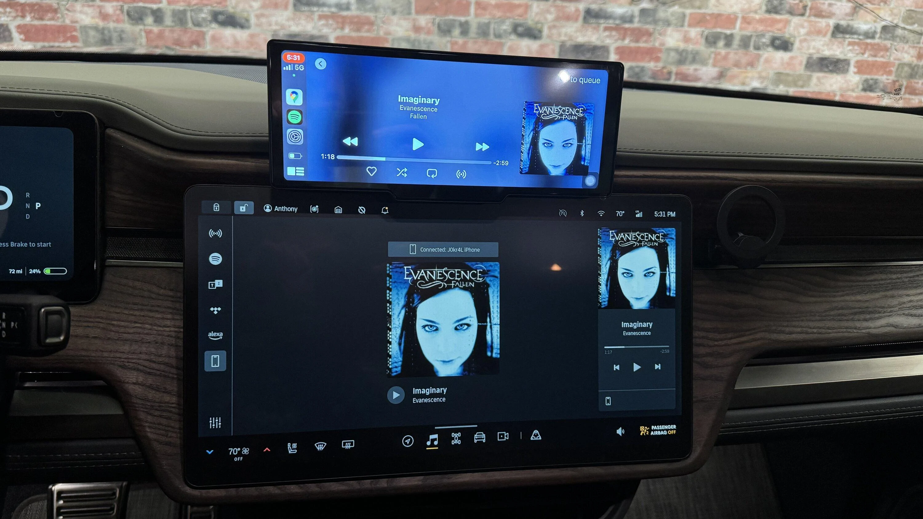 Rivian R1T R1S CarPlay & Android Auto Smart Dash Screen has arrived!  New from EVSportline.com IMG_0399