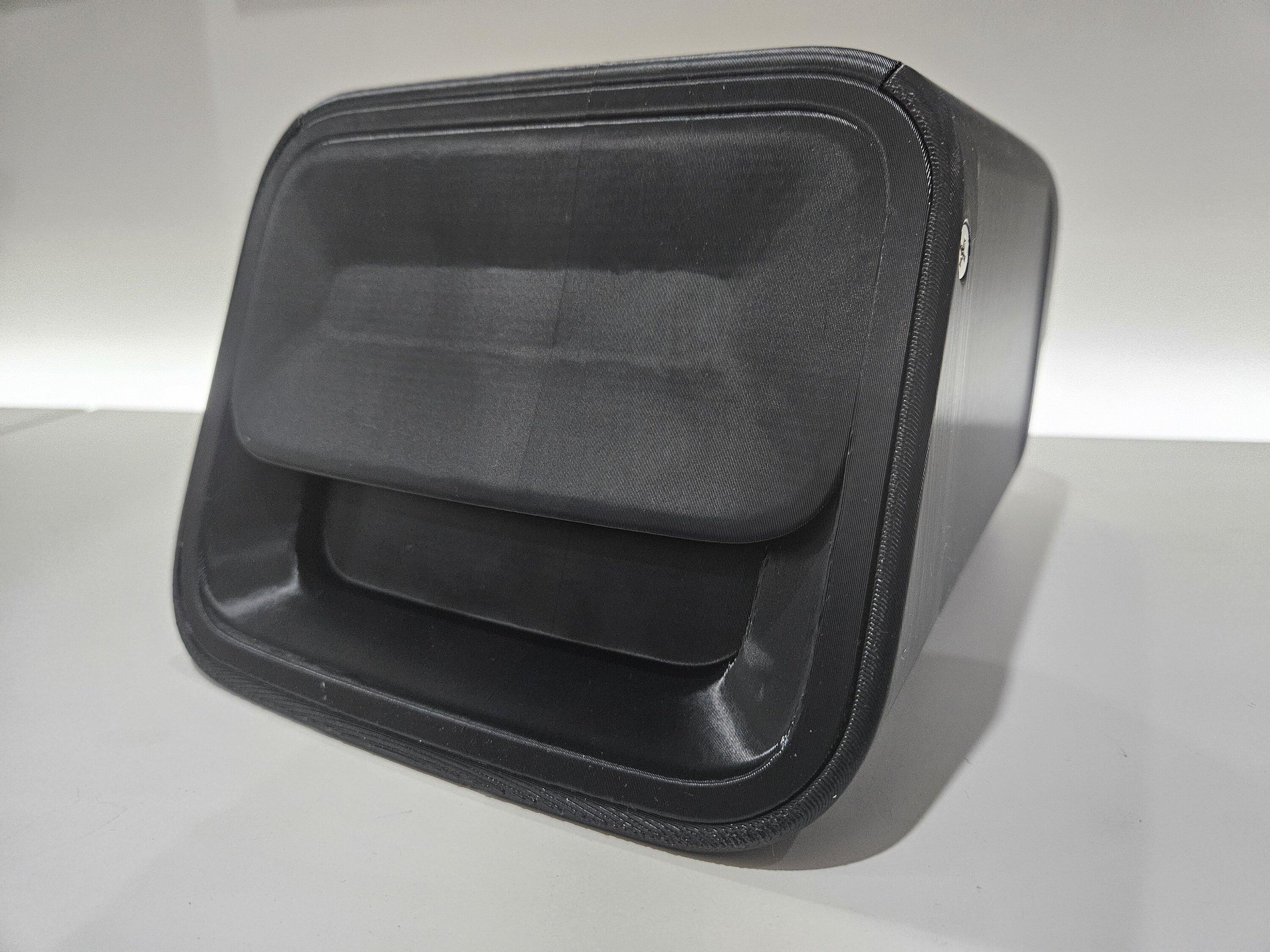 Rivian R1T R1S My 3D printed OEM-looking Camp Speaker Drawer 20240109_202432