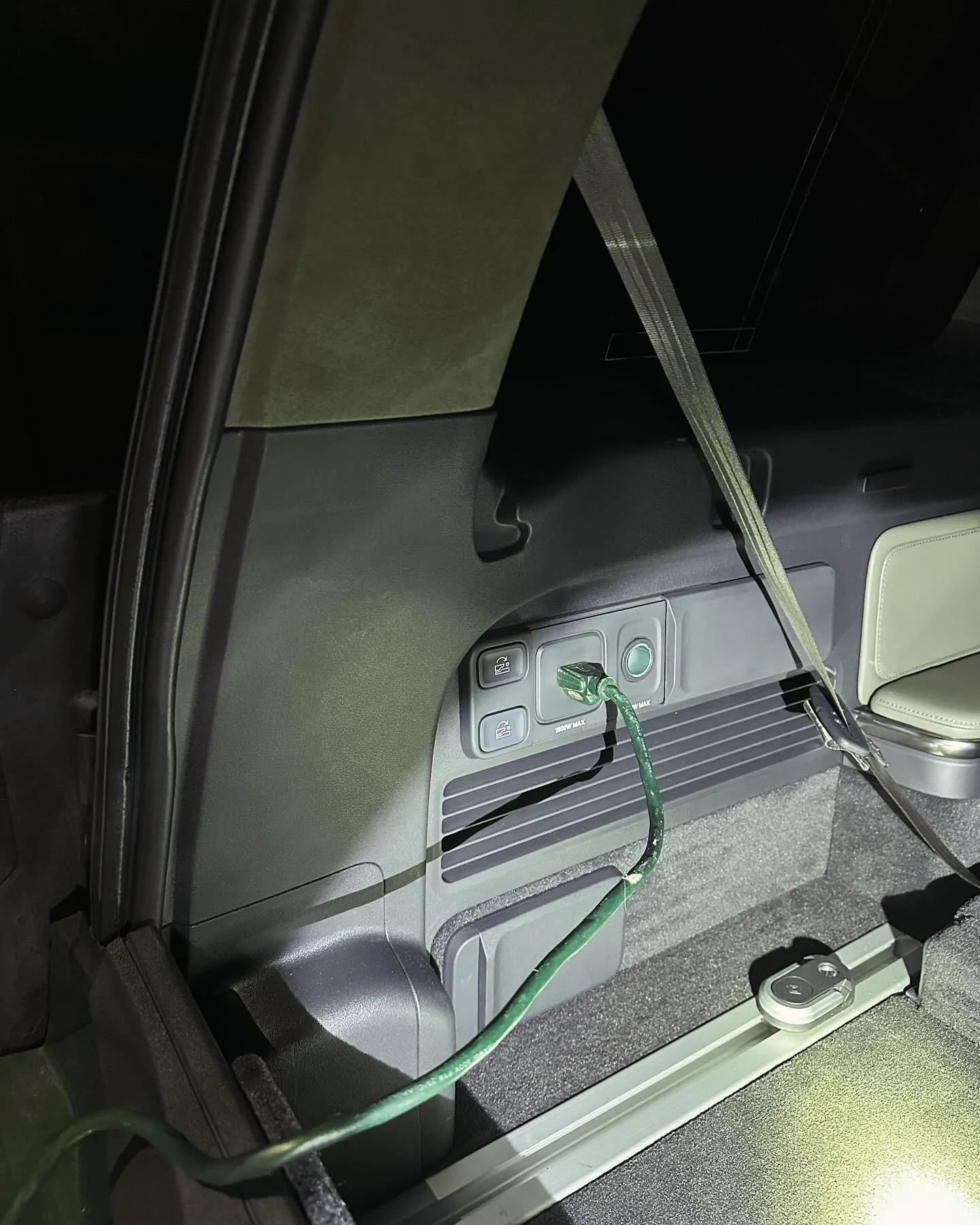 Rivian R1T R1S Rivian to the rescue! 120v plug keeps sump pumps running during storm B0661DCD-8284-42D8-8B87-5B51B1092416