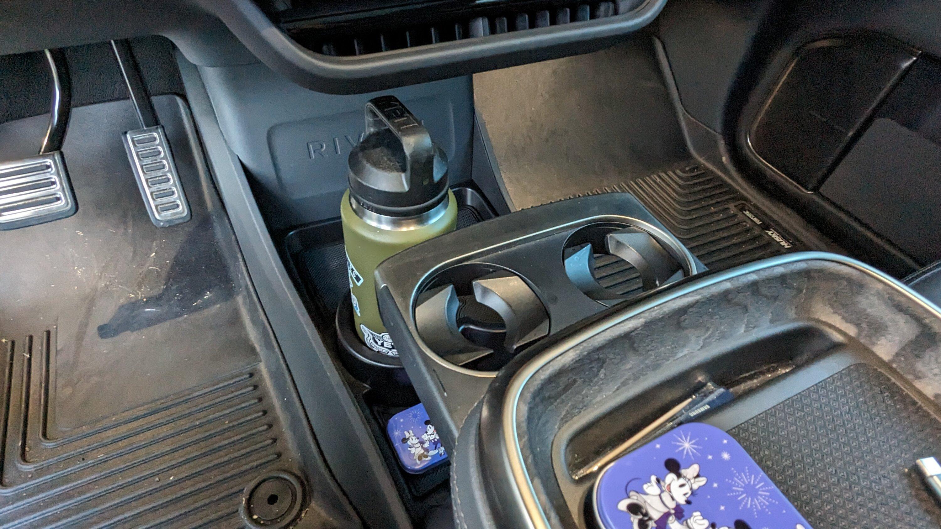 Rivian R1T R1S What reusable water bottle actually fits in the R1T/R1S? rivian bestevmod drink holder