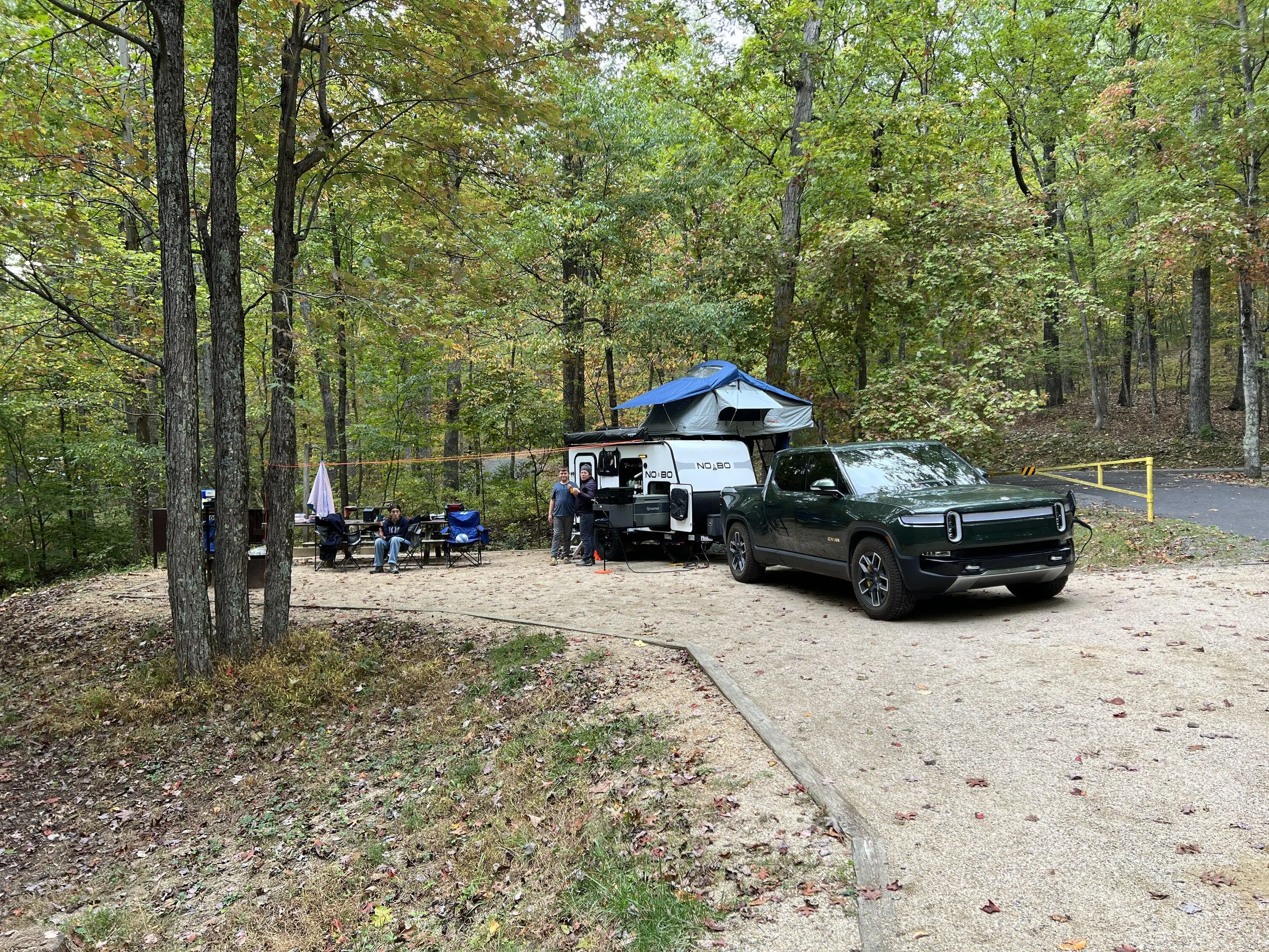 Rivian R1T R1S Small EV friendly camper with RTT IMG_3776