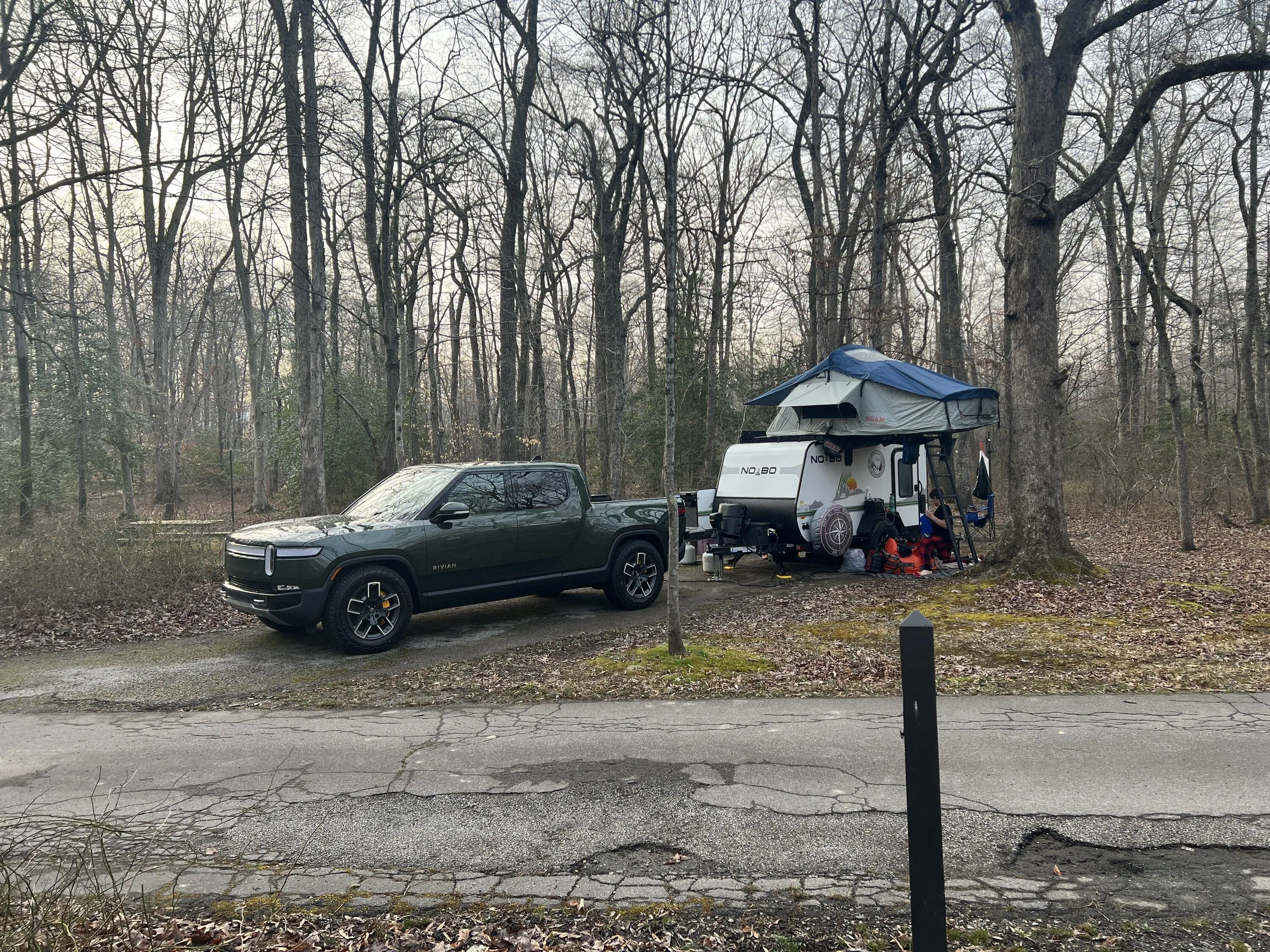 Rivian R1T R1S Small EV friendly camper with RTT IMG_2651