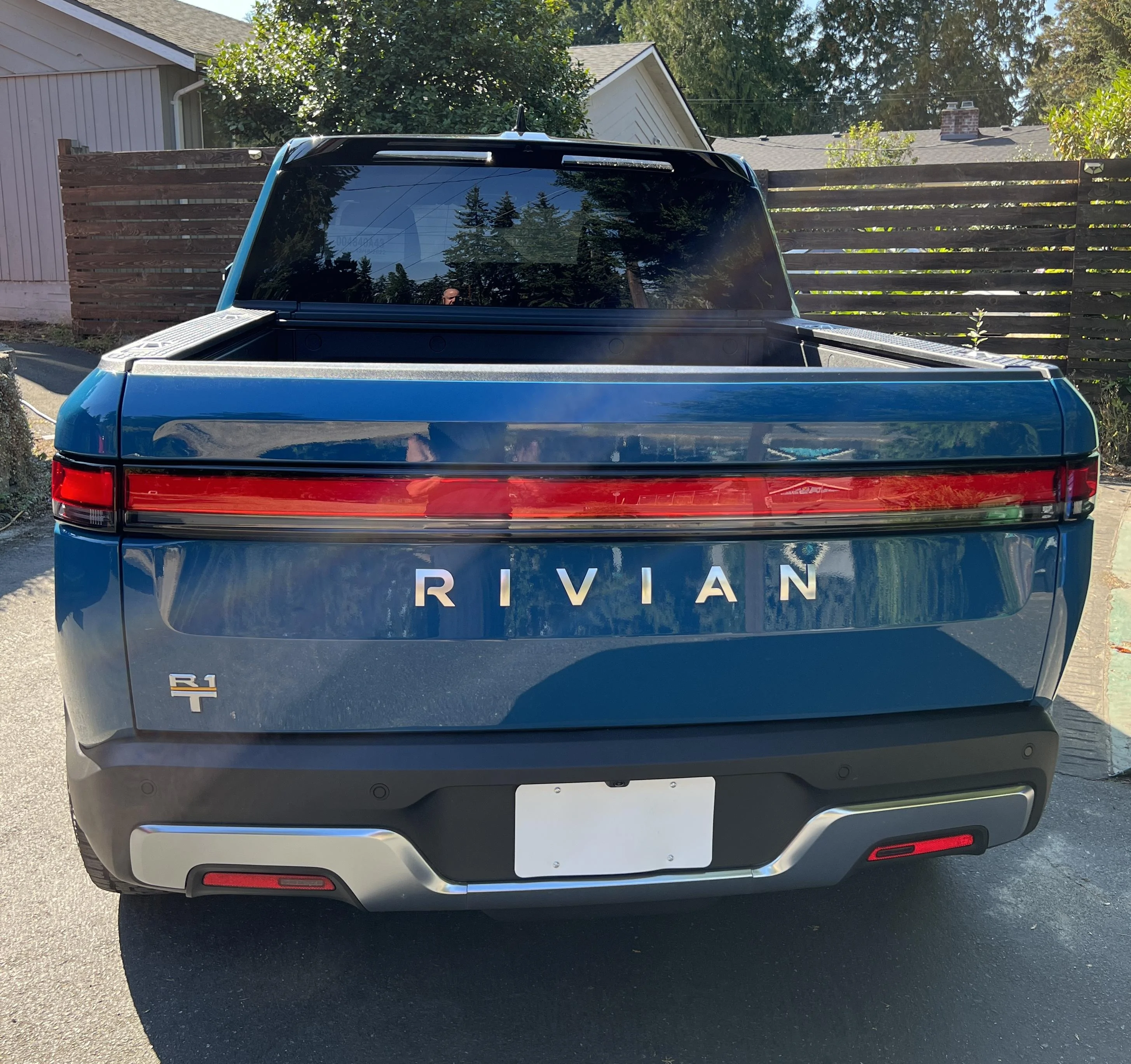 Rivian R1T R1S Morimoto XB boost bar reverse light wiring Rivian Rear