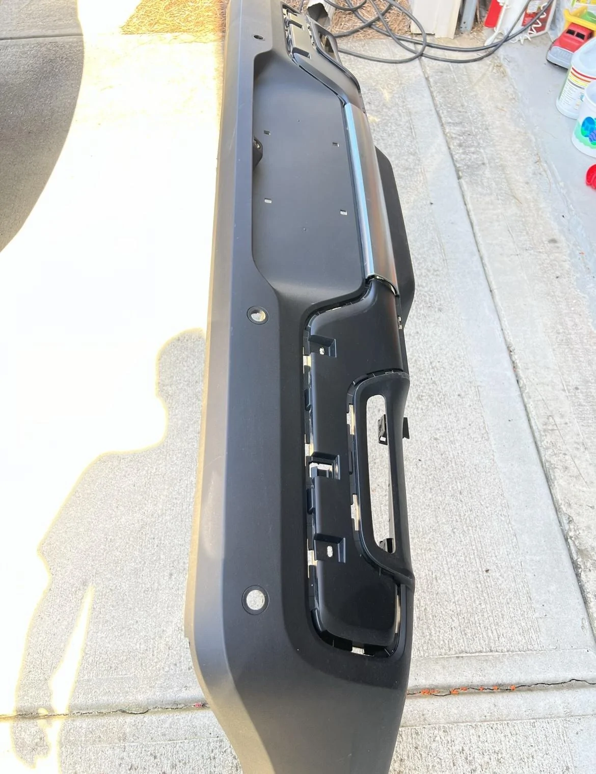 Rivian R1T R1S R1T rear bumper assembly BFDFC50A-205E-4847-A57A-82A5553D0037