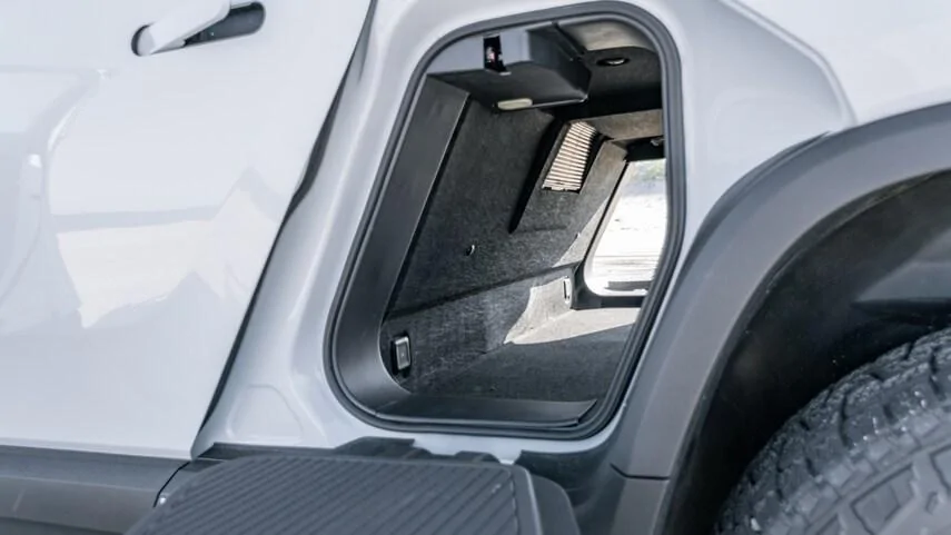 Rivian R1T R1S 2022 Rivian R1T Gear tunnel hands-on review: 2BAD36F2-BE95-43A0-B7D6-038686AD1DC6