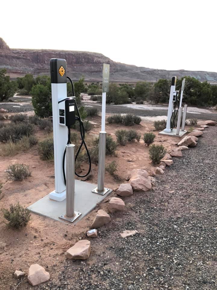Rivian R1T R1S Rivian waypoint chargers spotted!! Located at Under Canvas (Moab) Rivian waypoint chargers spotted at Under Canvas (Moab) 2