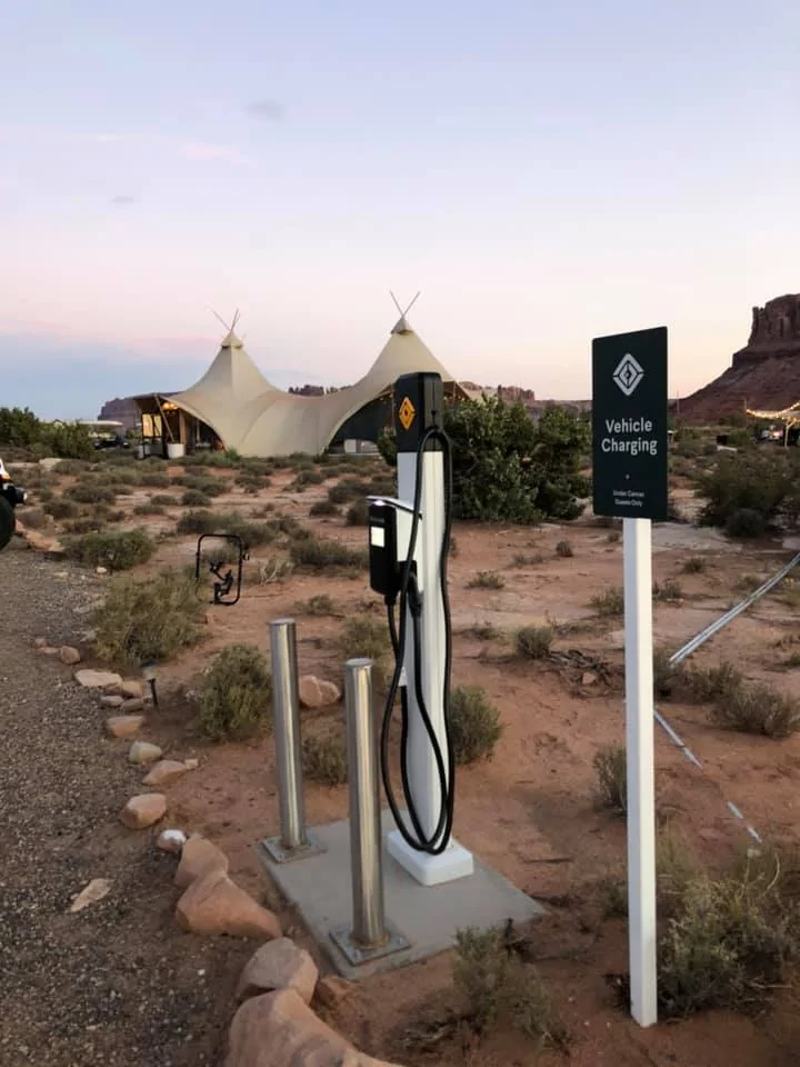 Rivian R1T R1S Rivian waypoint chargers spotted!! Located at Under Canvas (Moab) Rivian waypoint chargers spotted at Under Canvas (Moab) 3