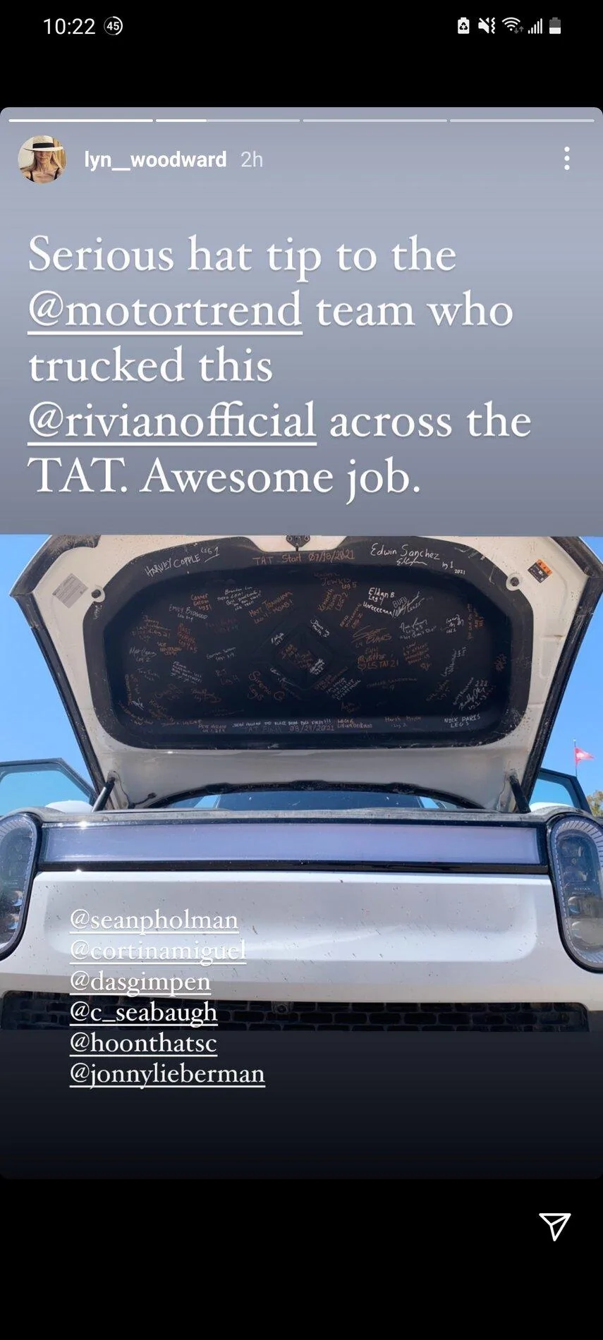 Rivian R1T R1S Real Rivian Photos & Videos Screenshot_20210912-222220_Instagram