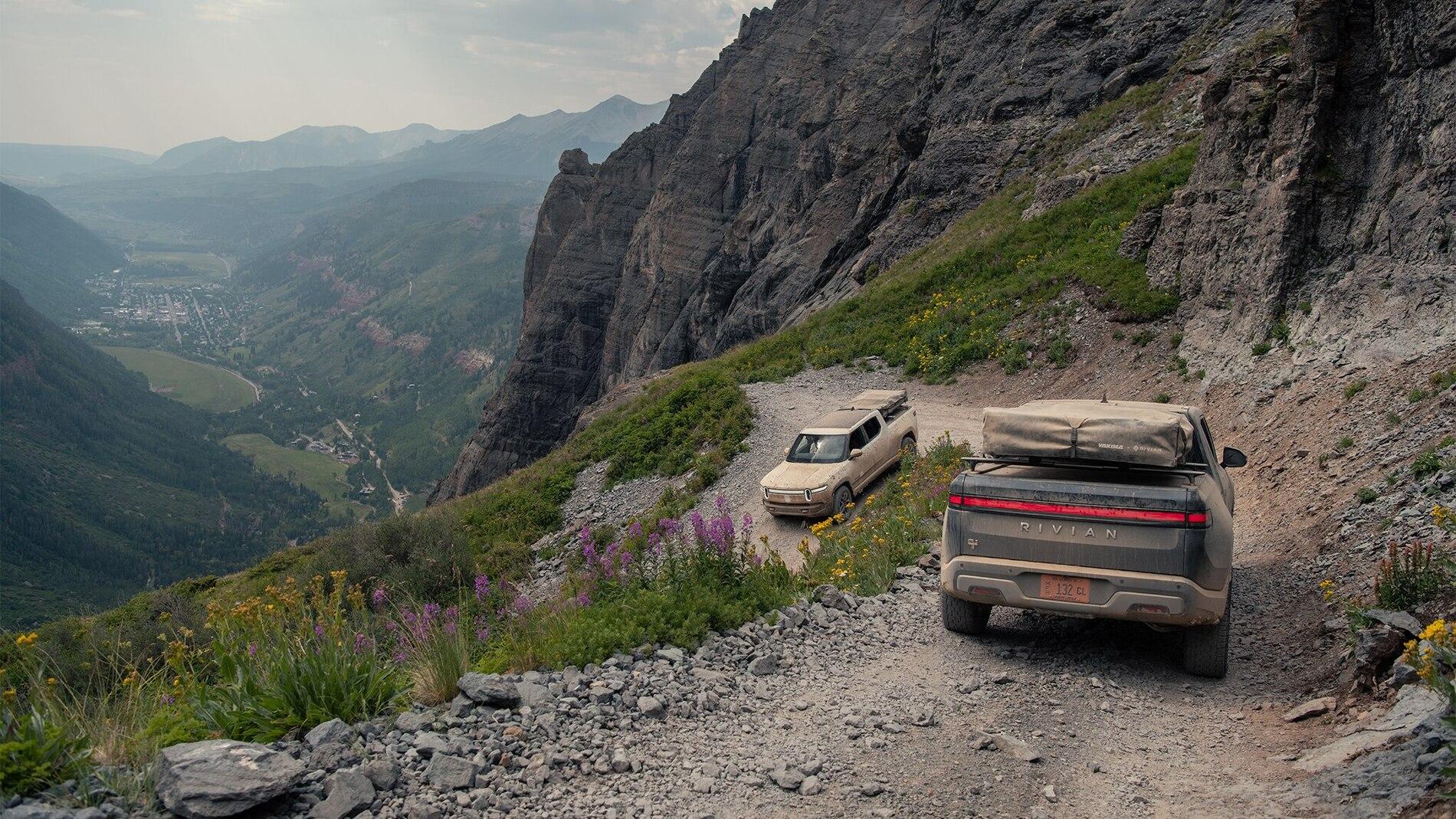 Rivian R1T R1S Part 2: We Drive the 2022 Rivian R1T Off-Road Across the Trans-America Trail - by MotorTrend Rivian_TAT_Leg_3-27