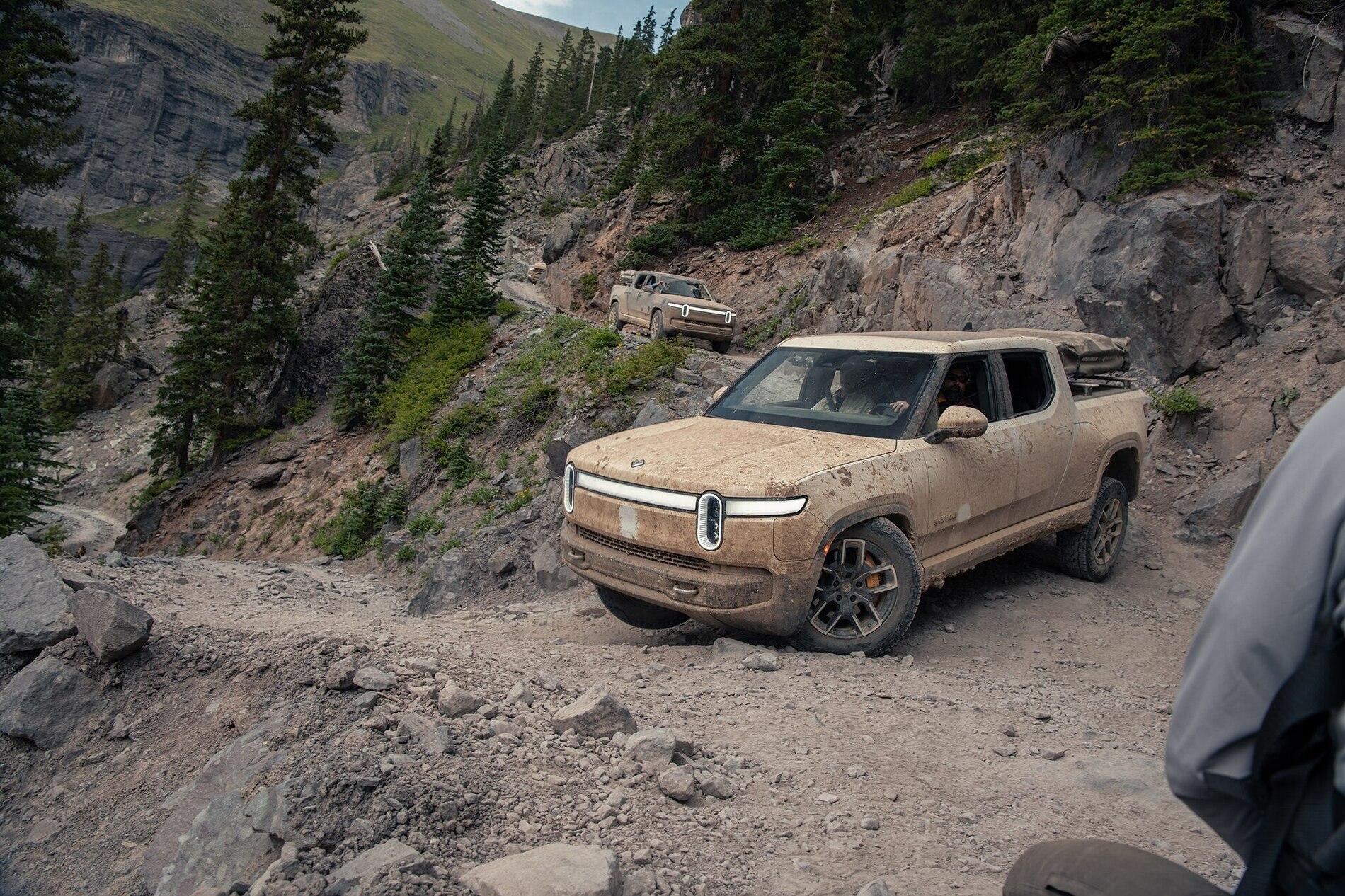 Rivian R1T R1S Part 2: We Drive the 2022 Rivian R1T Off-Road Across the Trans-America Trail - by MotorTrend Rivian_TAT_Leg_3-29