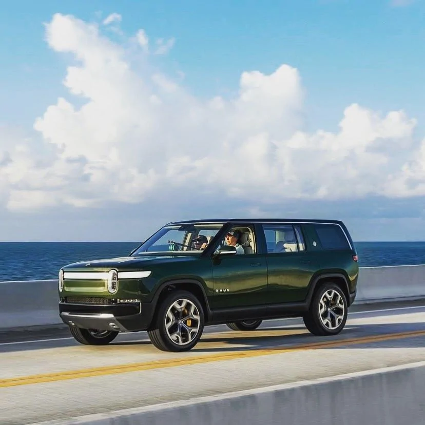 Rivian R1T R1S FOREST GREEN R1T Photos Forest Green Rivian R1S Fly Fishing