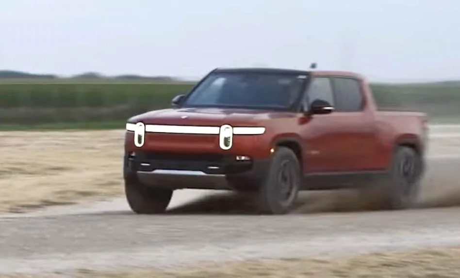 Rivian R1T R1S RED CANYON Rivian Photos Rivian R1T Red Canyon Color 1