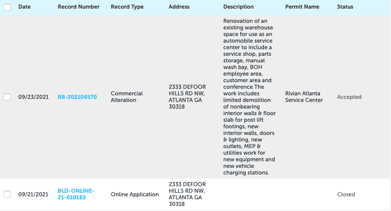 Rivian R1T R1S Rivian Service Centers / Retail Locations List / Other Facilities (Pics & Updates) Screen Shot 2021-09-23 at 10.45.39 AM
