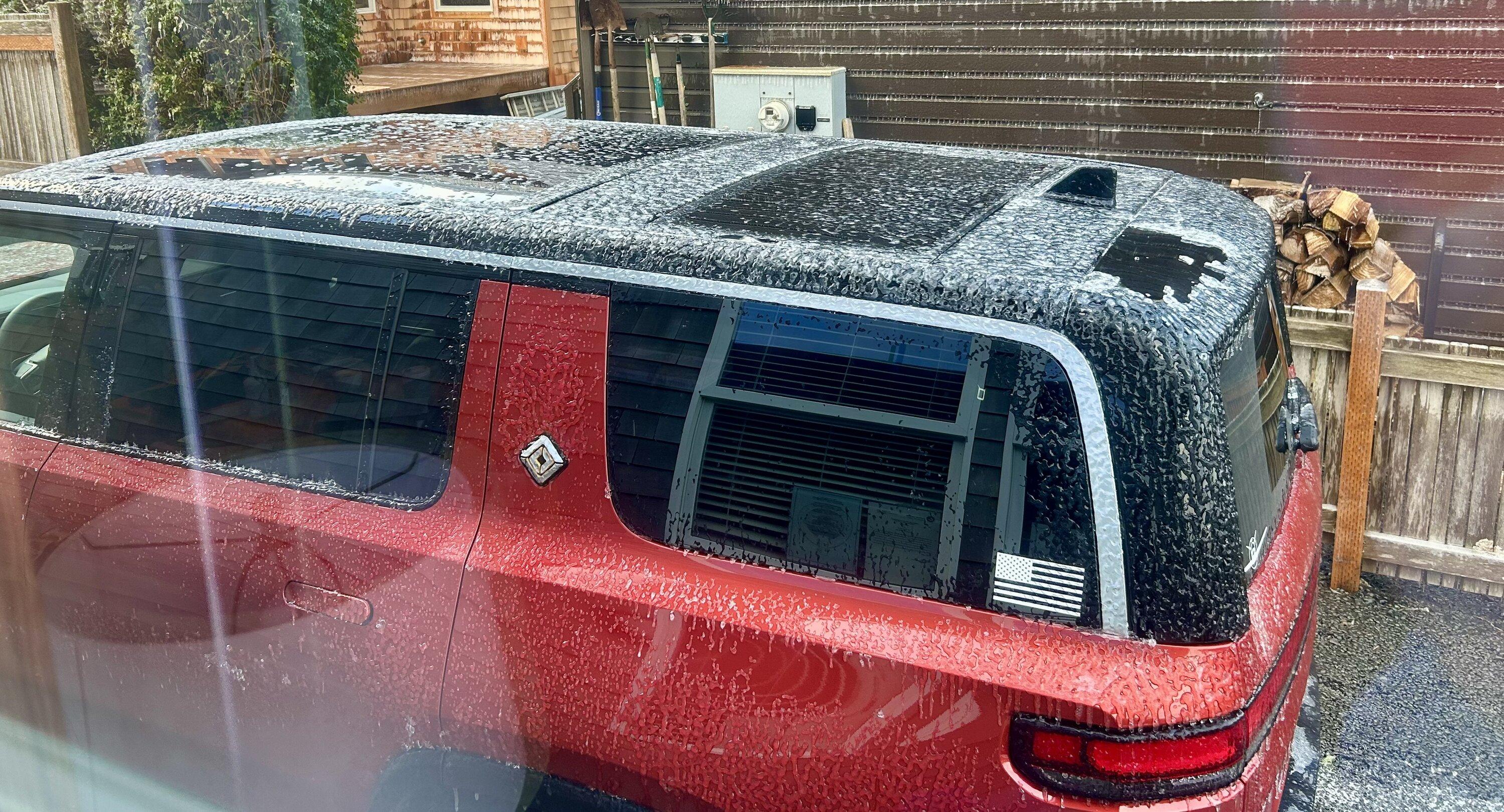 Rivian R1T R1S Freezing rain and PPF IMG_2077