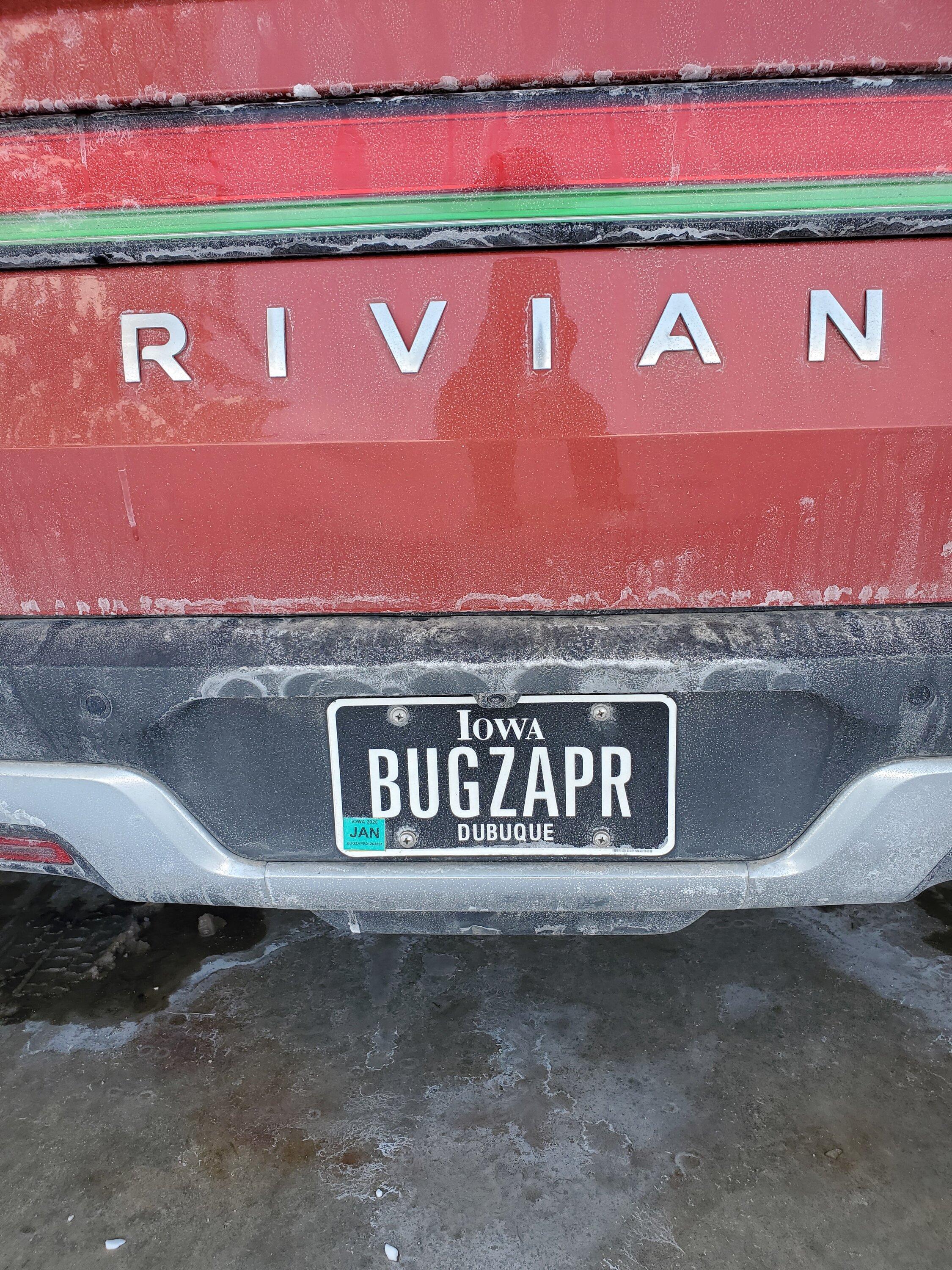 Rivian R1T R1S Show us your Rivian vanity plates! 20240114_130852