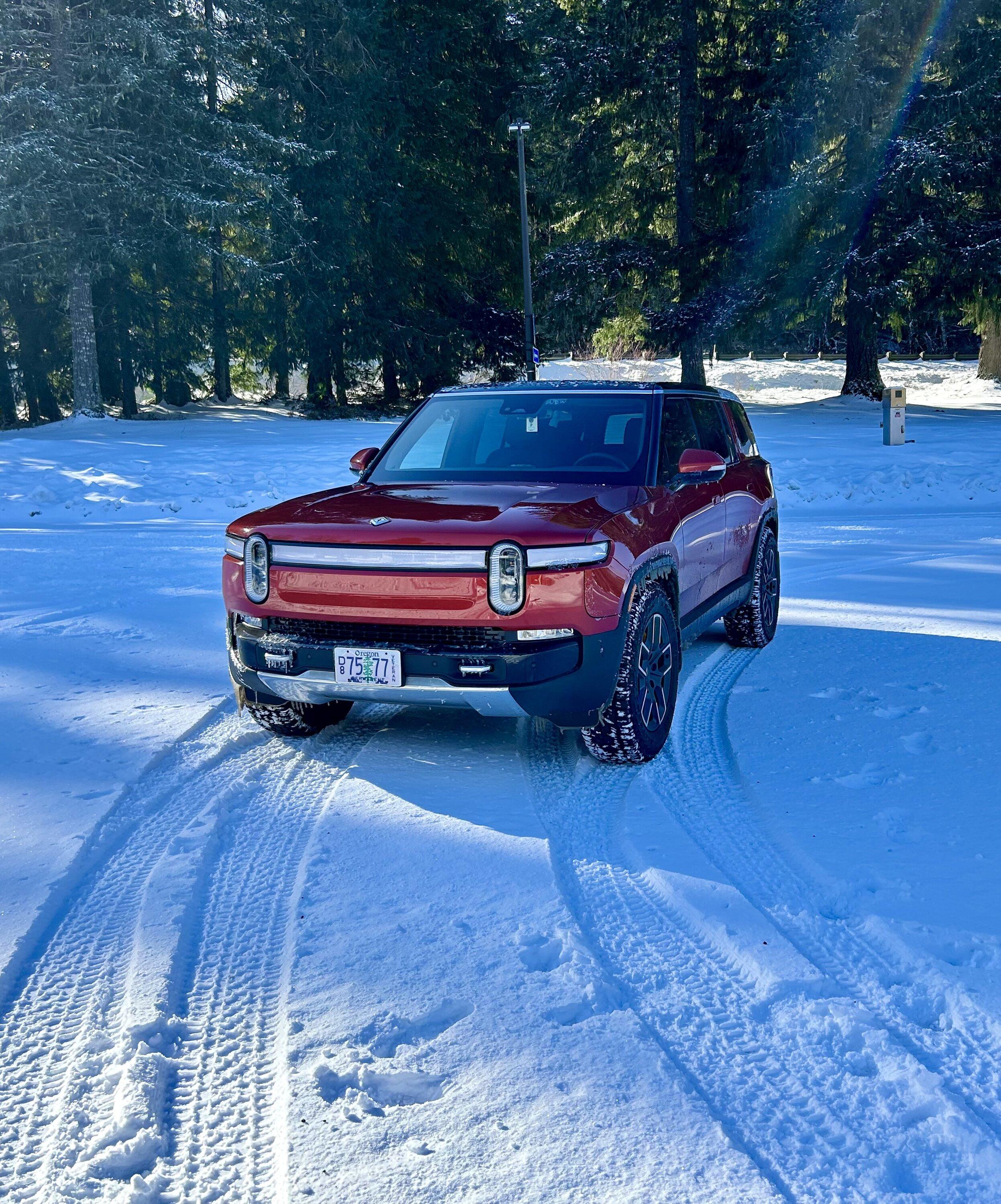 Rivian R1T R1S Winter Adventure in R1S IMG_2085