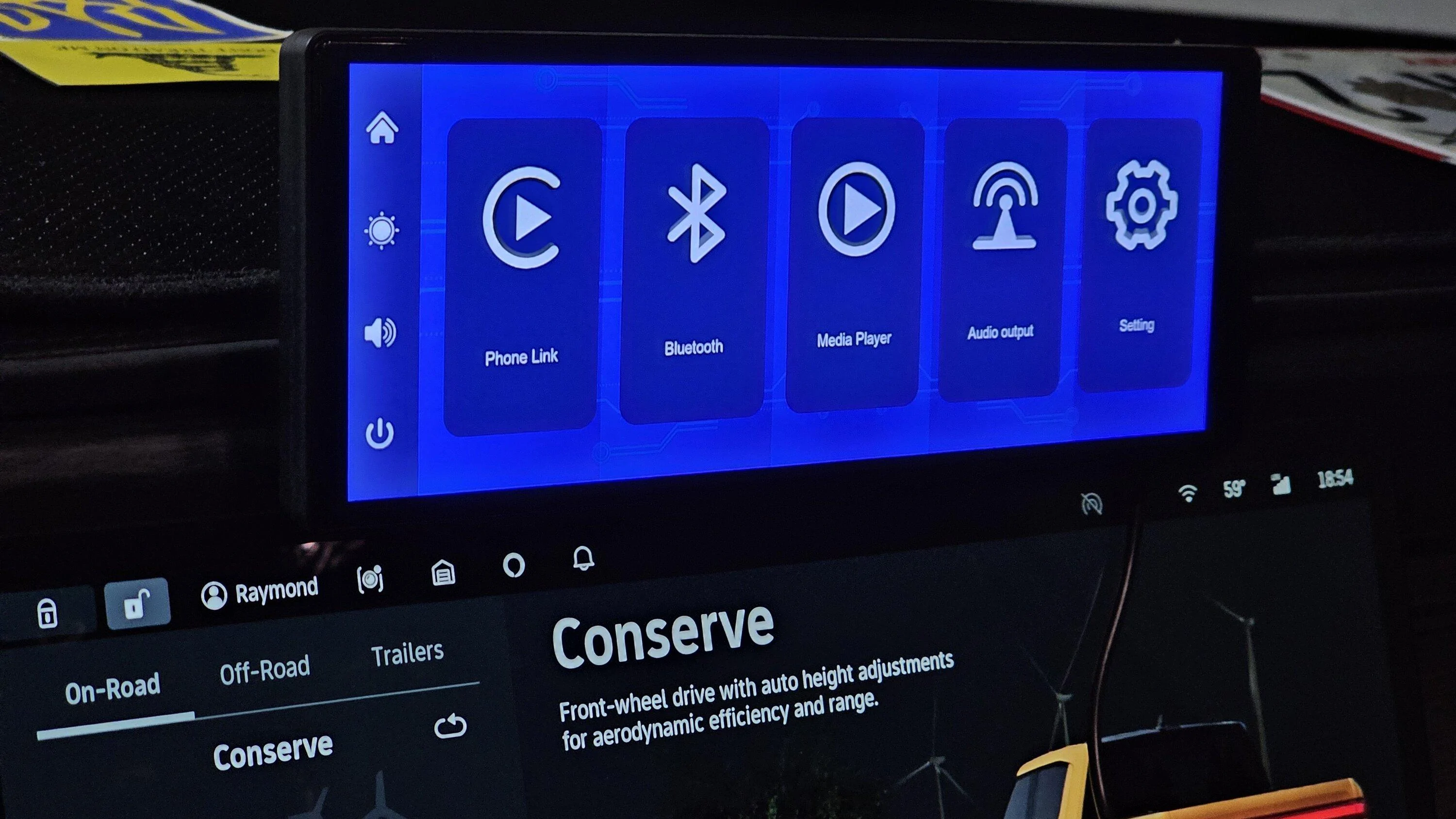 Rivian R1T R1S CarPlay & Android Auto Smart Dash Screen has arrived!  New from EVSportline.com 20240114_185439