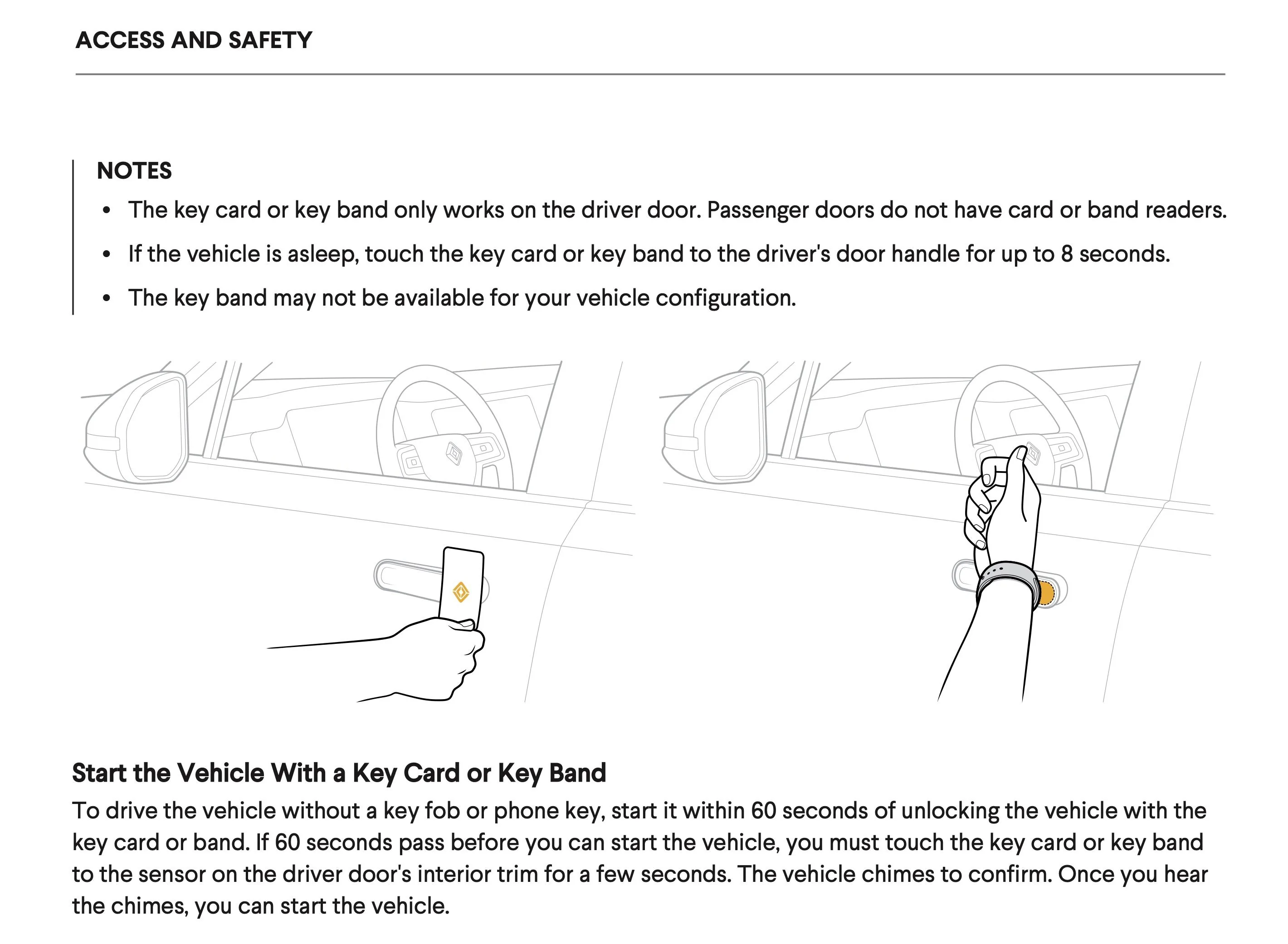 Rivian R1T R1S Keycard only for drivers side Image 1-15-24 at 1.58 PM
