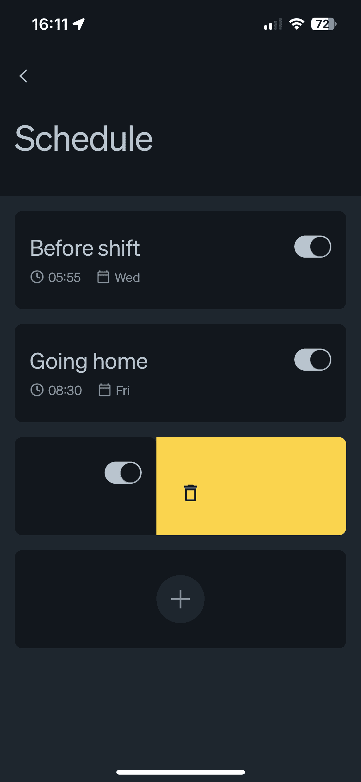 Rivian R1T R1S [App] How to delete a Schedule? IMG_3094