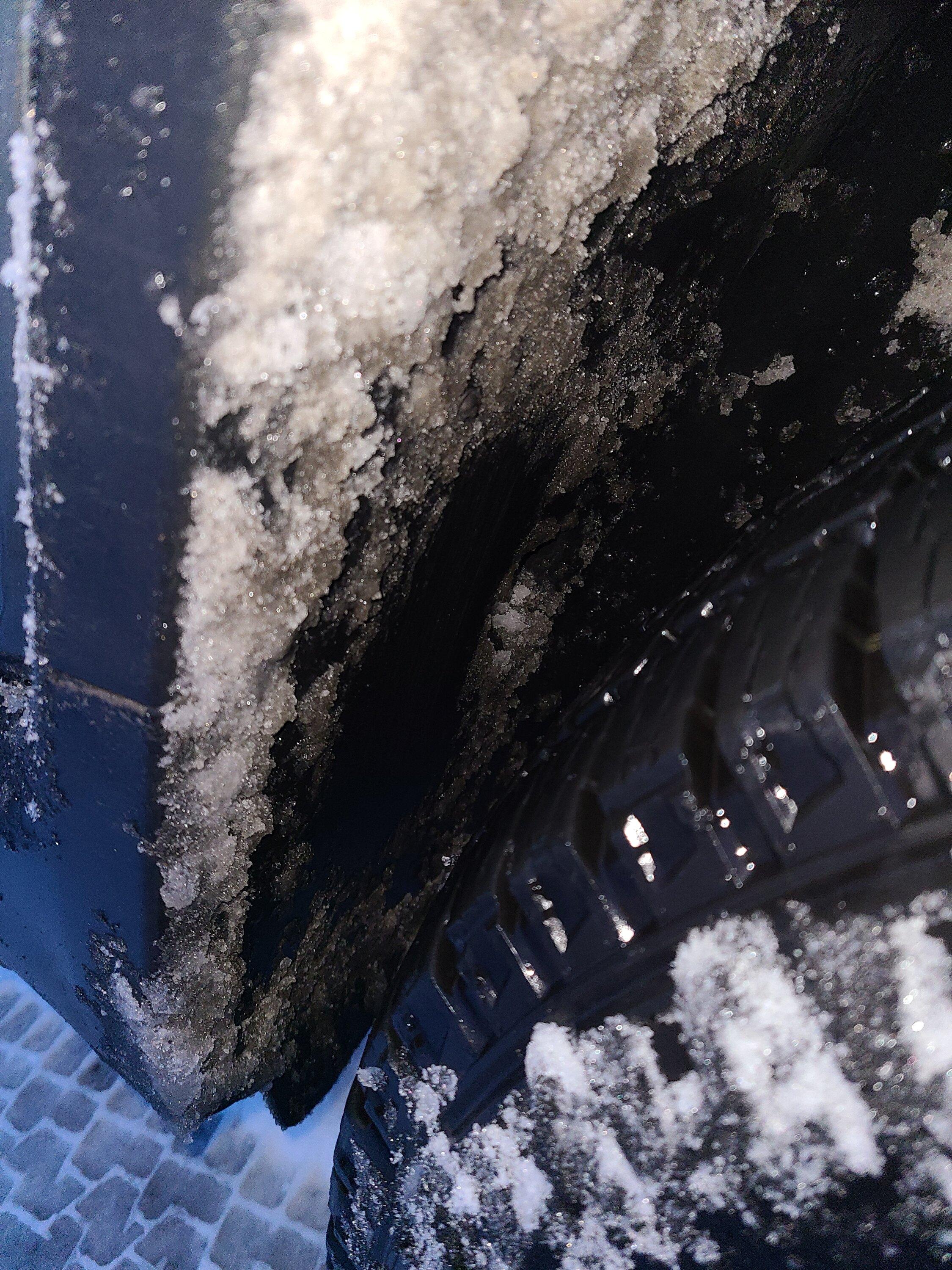 Rivian R1T R1S Snow / ice chains on a quad R1T? 20240117_075731
