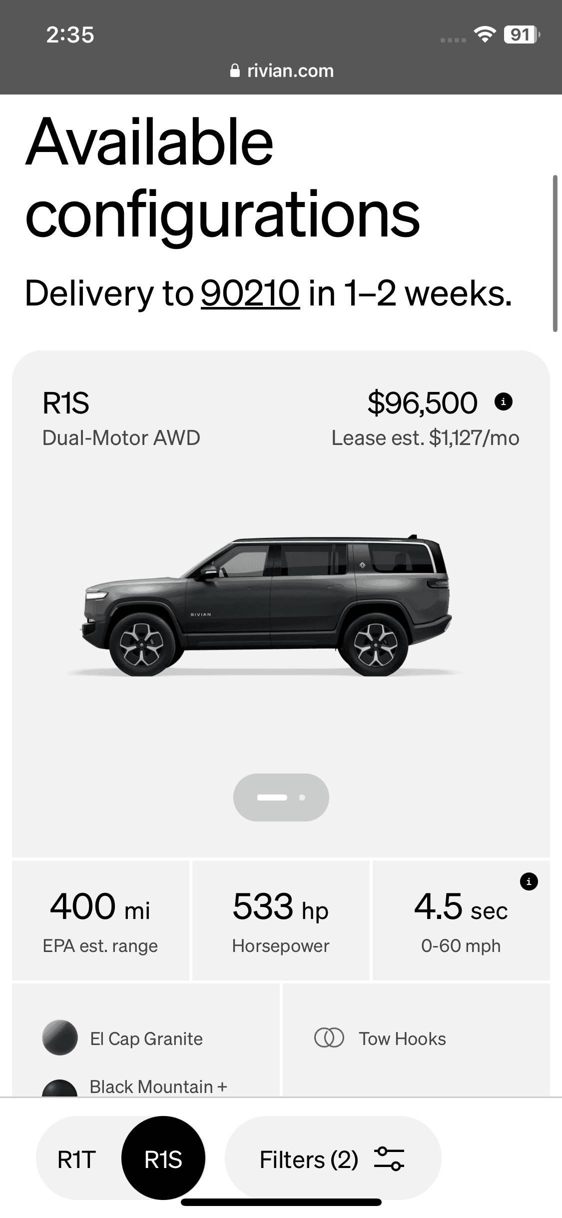 Rivian R1T R1S R1S demand slowing down? IMG_0111