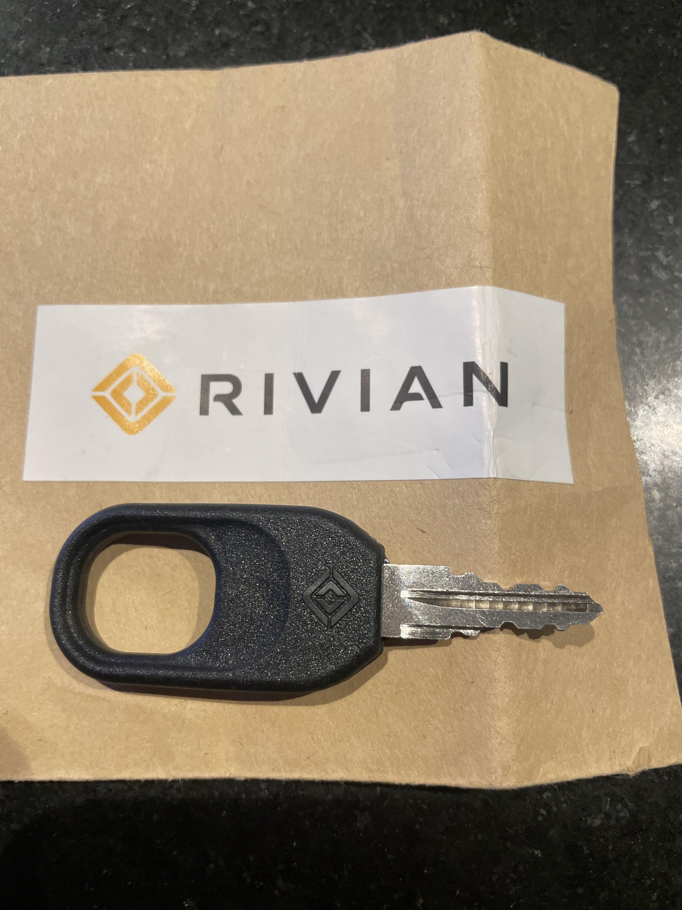 Rivian R1T R1S Mystery key image