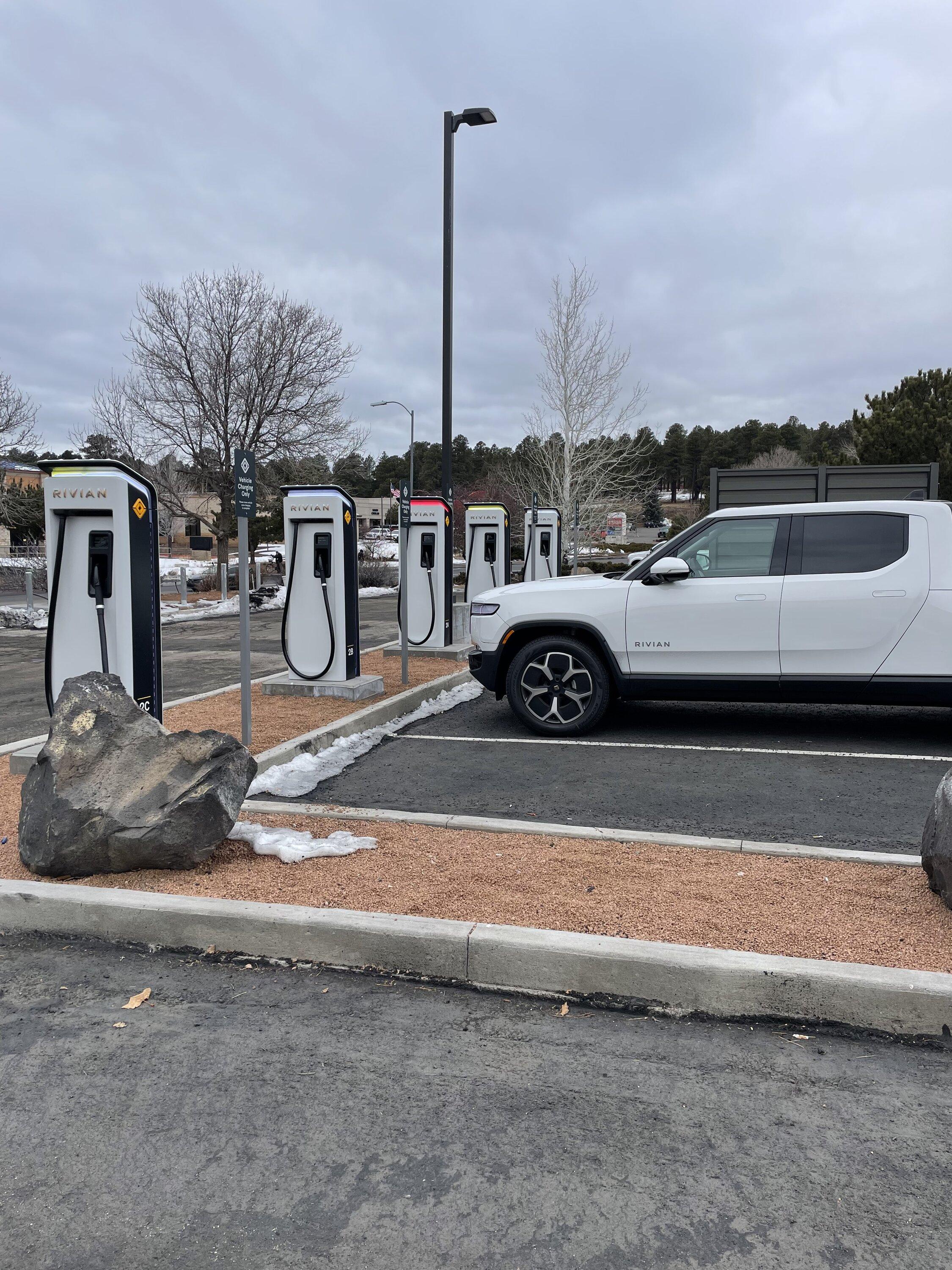 Rivian R1T R1S RAN Rivian Charging Stations Locations Map via Google Maps IMG_2674