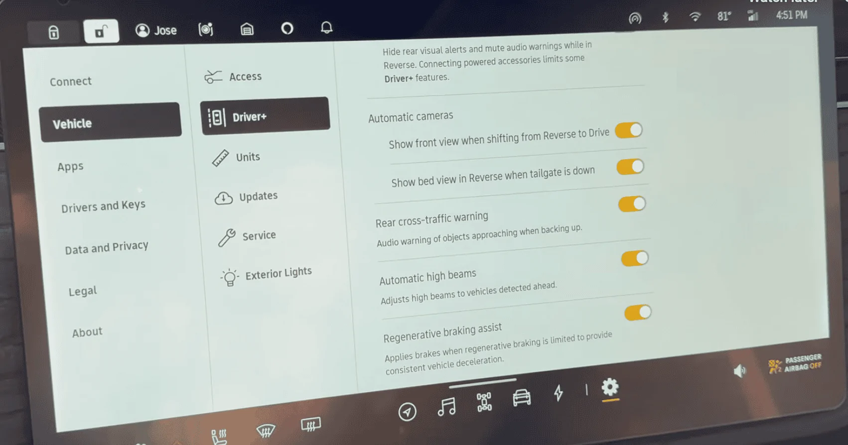 Rivian R1T R1S Squeak when slightly in regen Screenshot 2024-01-18 at 10.45.17 PM