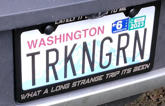 Rivian R1T R1S Show us your Rivian vanity plates! R1T license plat