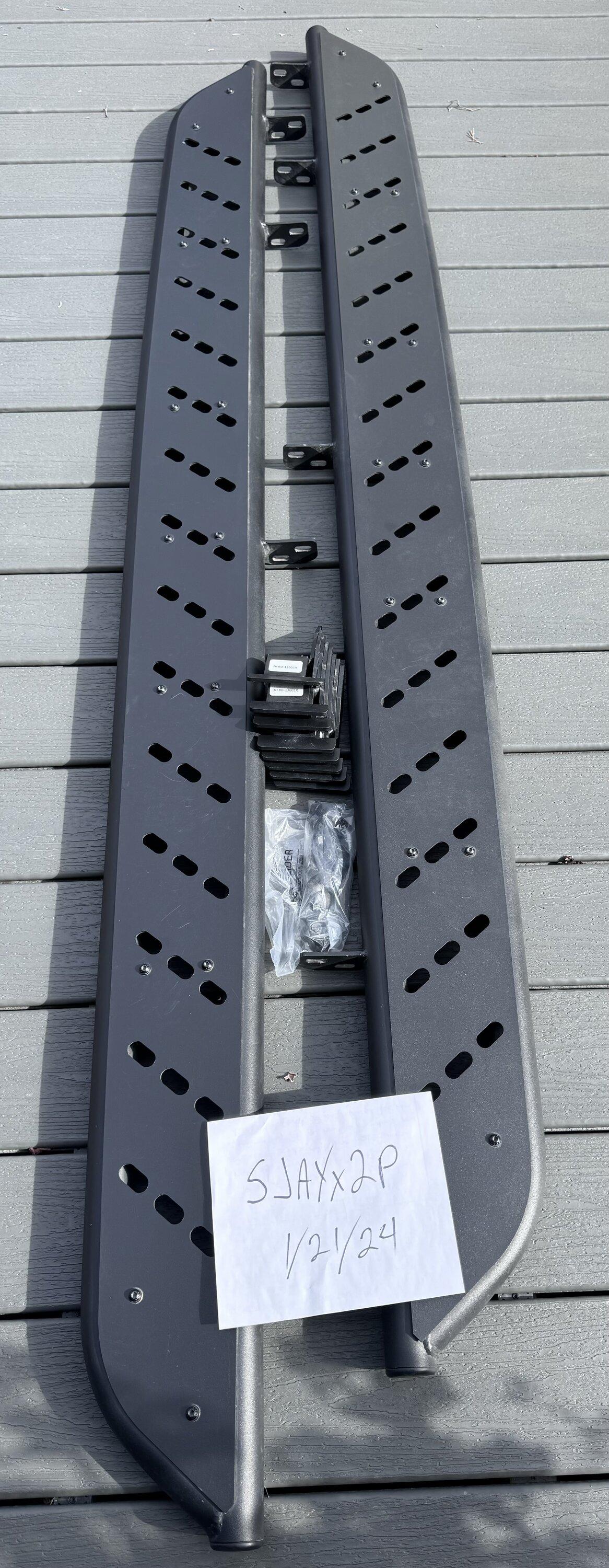 Rivian R1T R1S Rmaxx R1T triple slot running boards IMG_4593