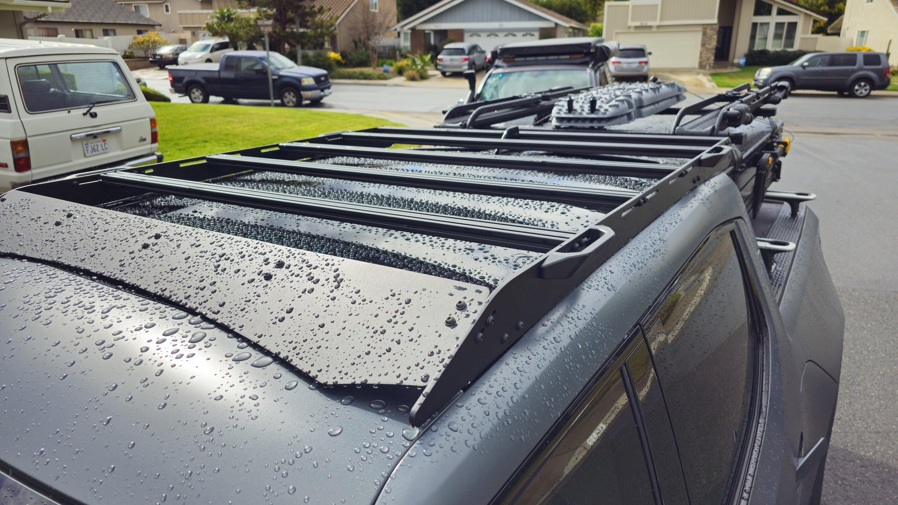 Rivian R1T R1S My Prospeed roof rack setup on R1T 20240121_111510