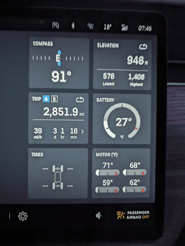 Rivian R1T R1S Having Cold-soaked battery warming issues? Turn off regenerative braking assist 1705929371266