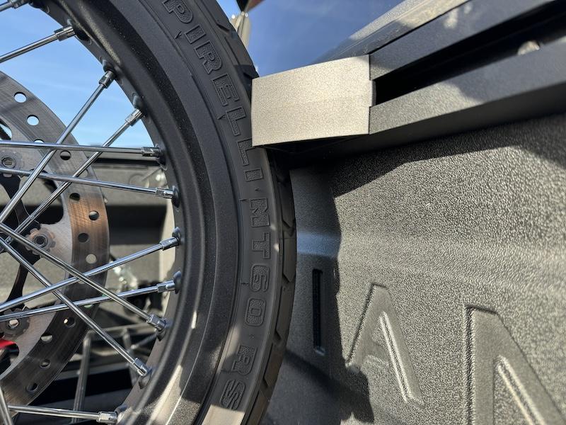 Motorcycle Transport setup with CCRSport Hybrid Rack