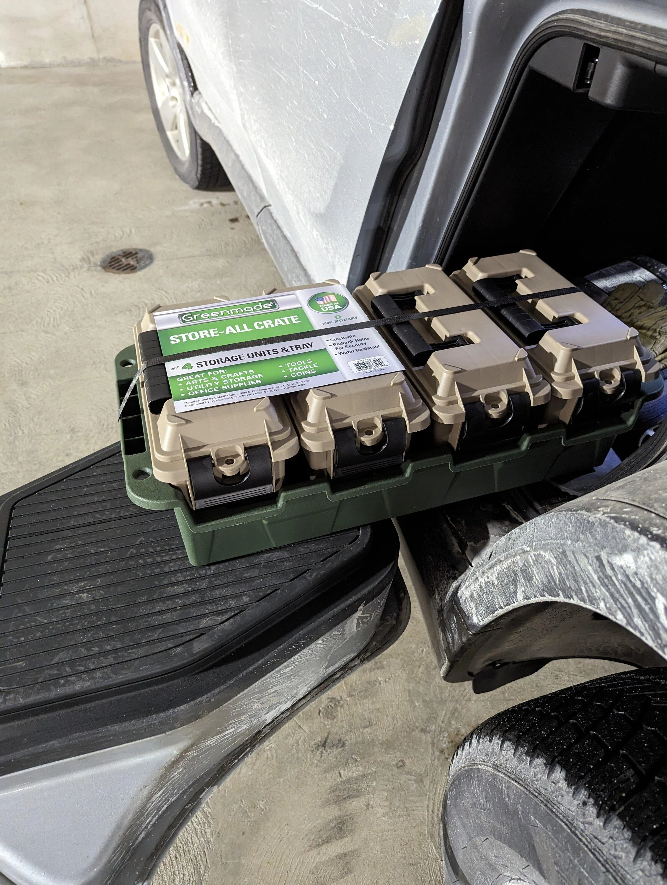 Rivian R1T R1S What fits in gear tunnel? 1706025977105