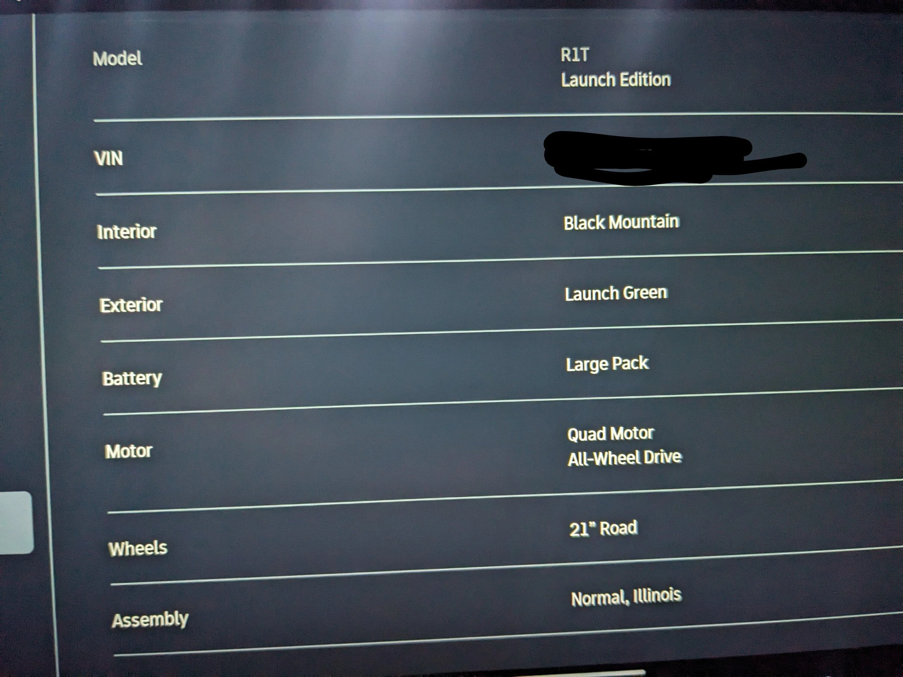 Rivian R1T R1S Wrong battery installed in my Rivian? PXL_20240123_163617838~2