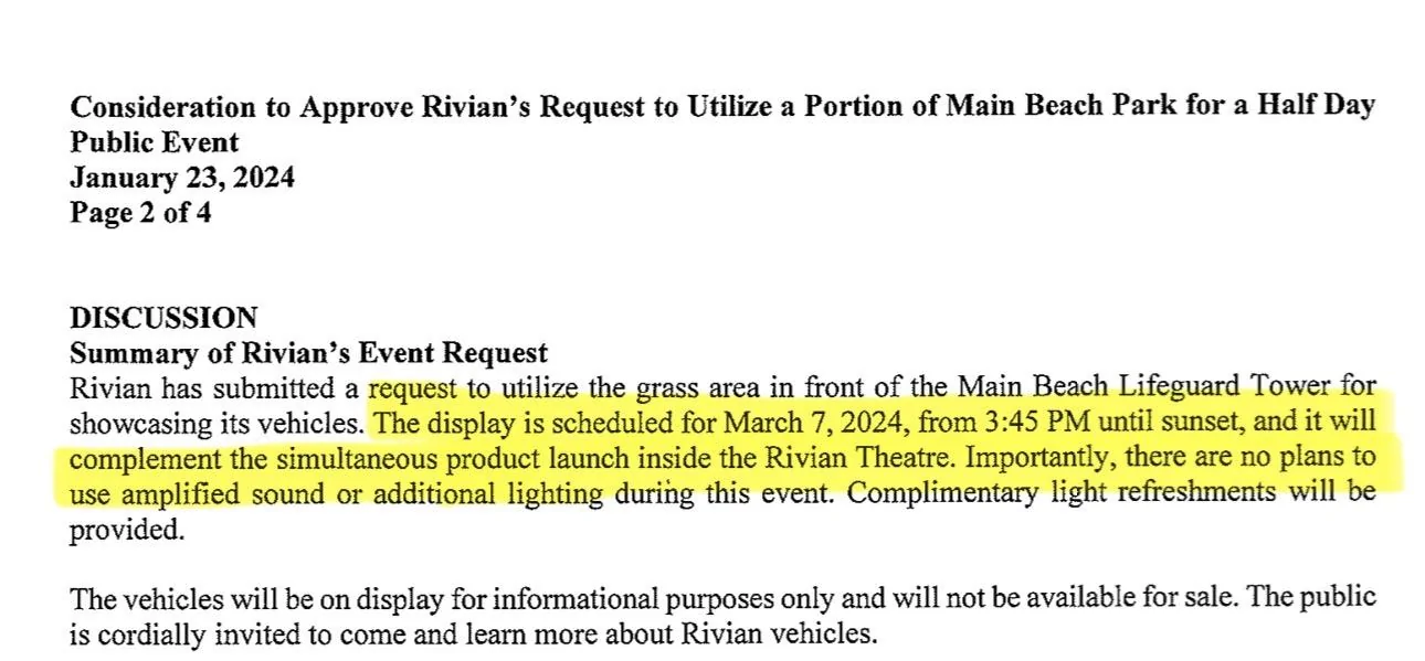 Rivian R1T R1S R2 Product Launch at Laguna Beach on March 7th! IMG_8142