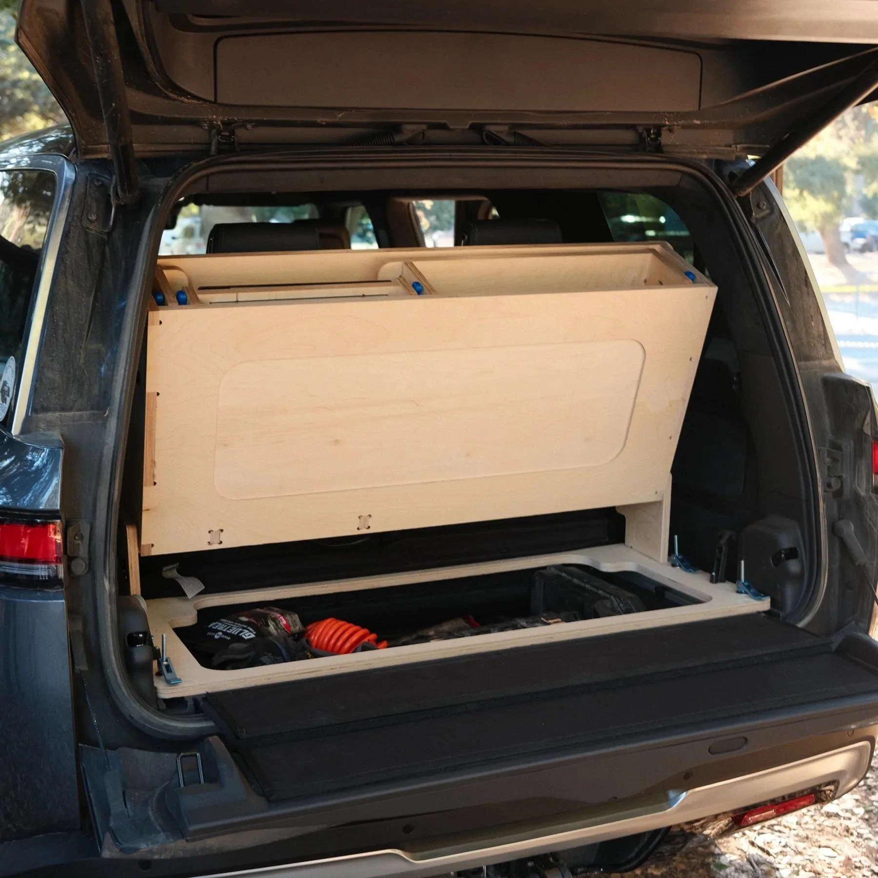 Rivian R1T R1S My R1S Camp Kitchen Custom DIY (Field Testing Complete) KitchenLiftedjpg
