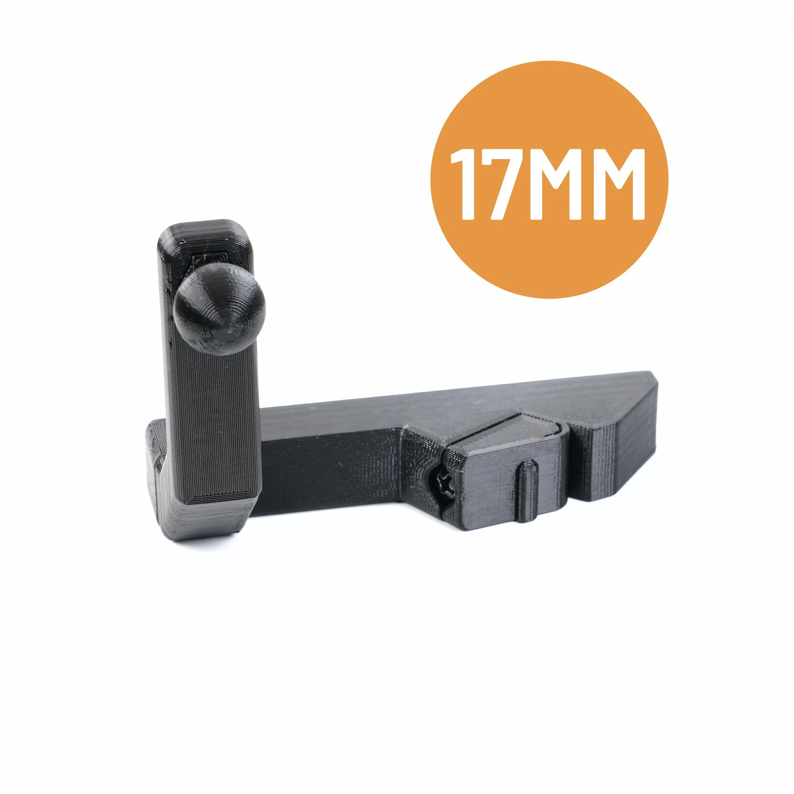 Rivian R1T R1S New Phone Mount Dash Anchor with 2.5" Riser for R1T & R1S 17mm Rigid Arm with Dash Anchor