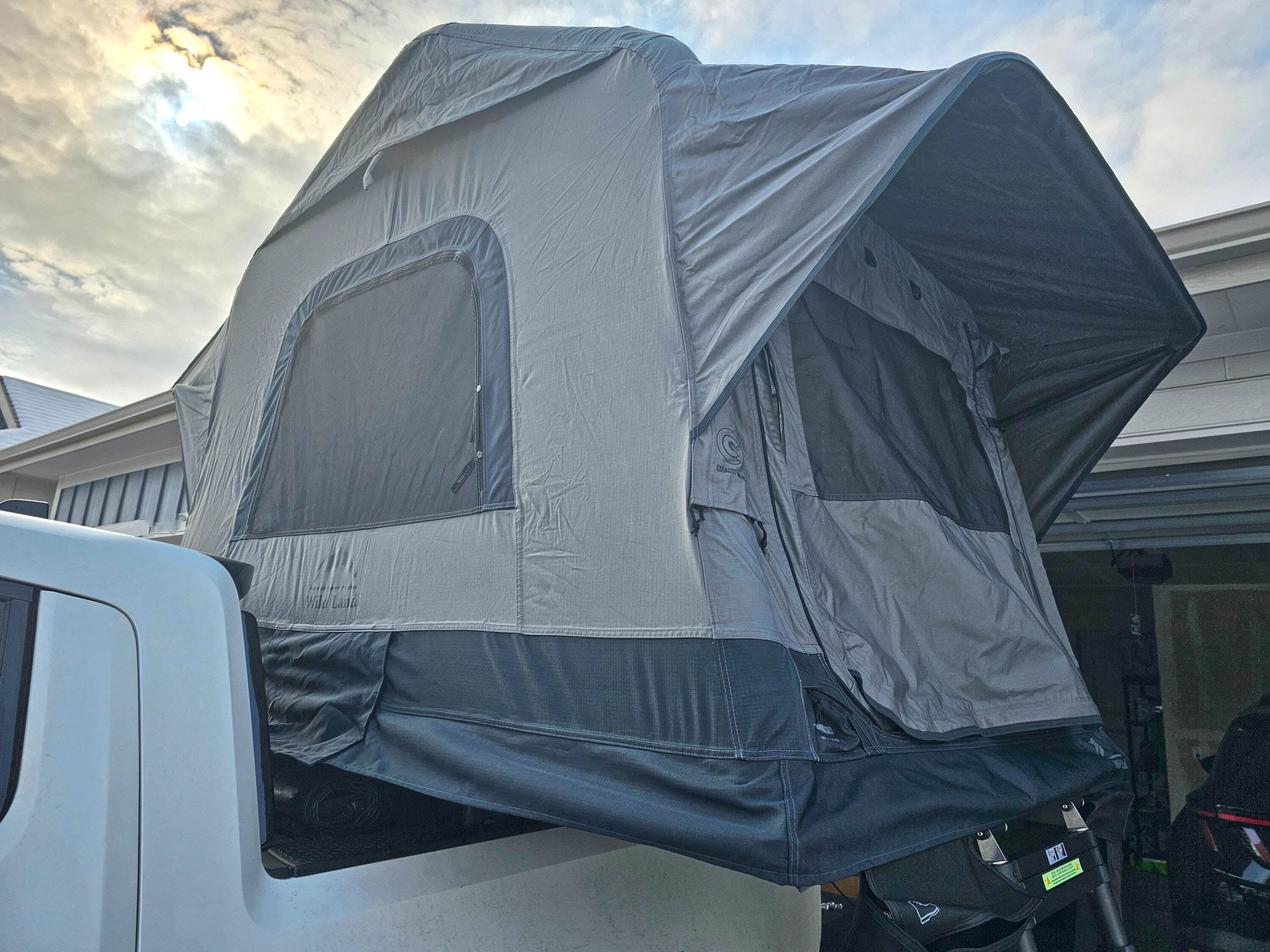 Rivian R1T R1S Air Cruiser Roof Top Tent Installed on R1T! Review + Photos 20240126_131555~2