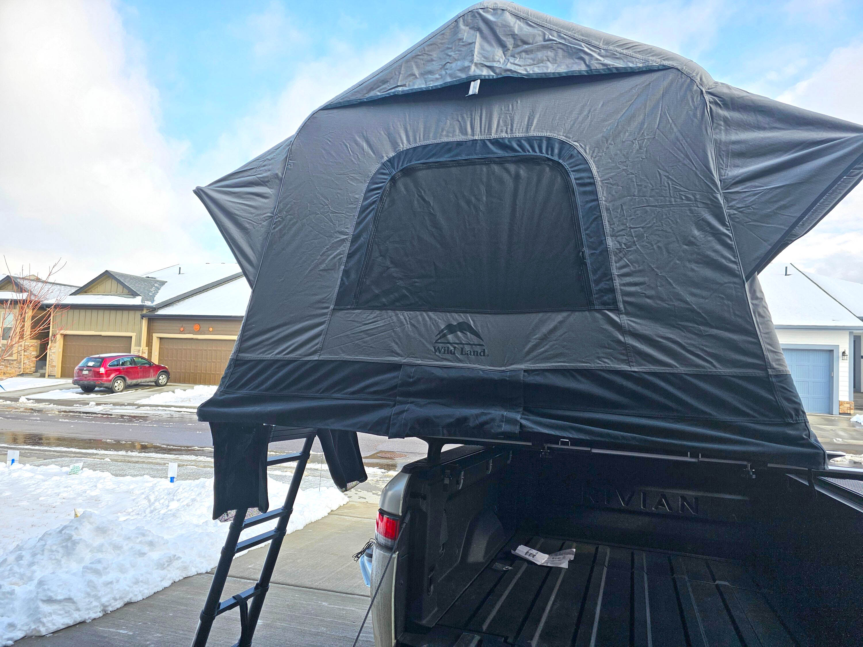 Rivian R1T R1S Air Cruiser Roof Top Tent Installed on R1T! Review + Photos 20240126_131618~2