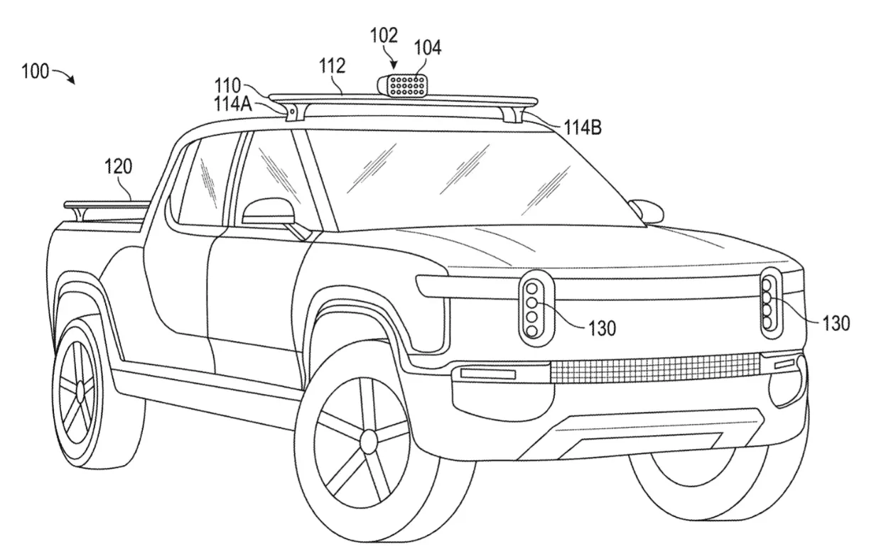 Rivian R1T R1S R2 Design Leak via Patent? 1706534966568