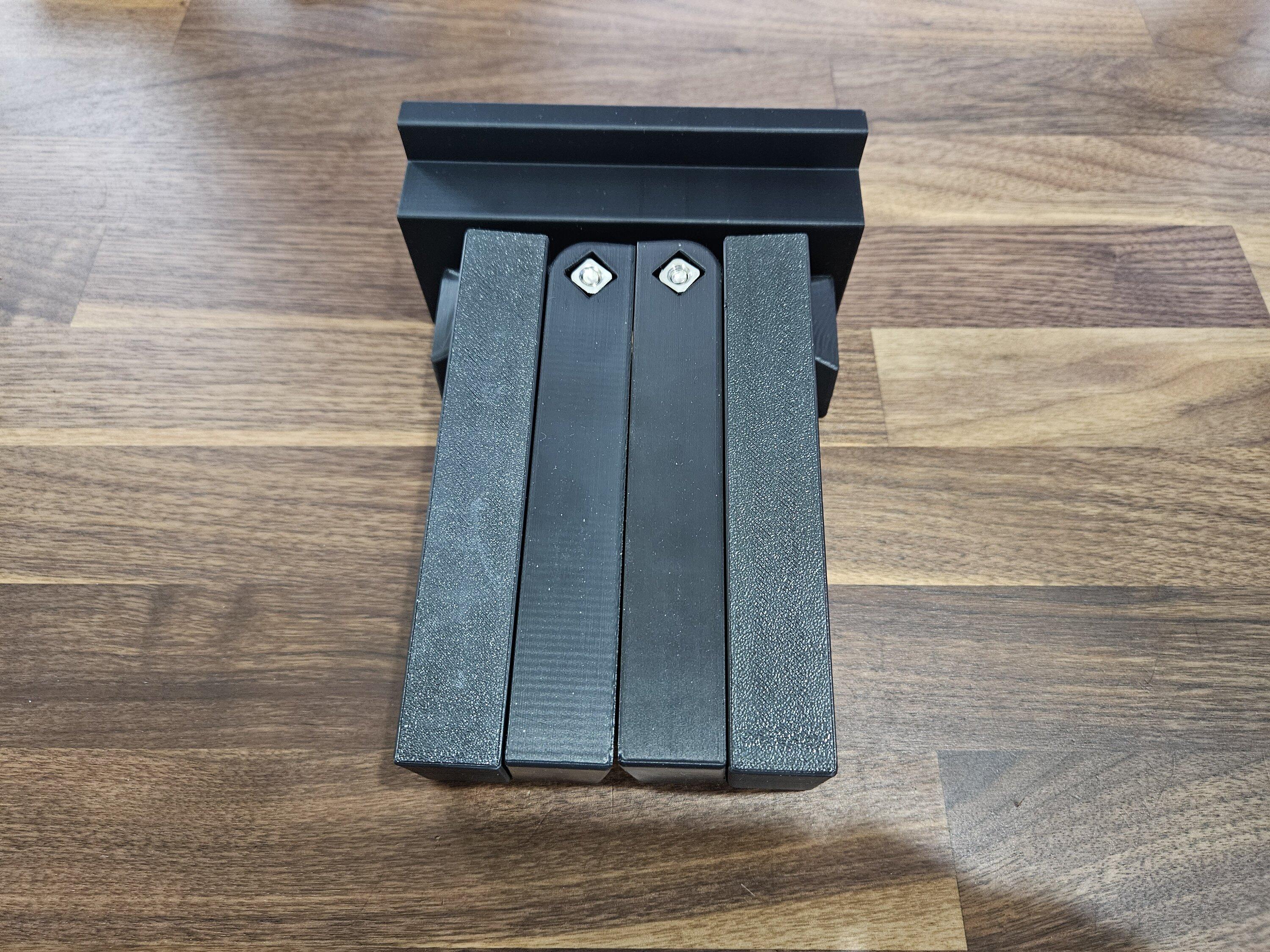 Rivian R1T R1S R1S Cargo Floor Risers (For Flat Floor) -- my 3D print solution 20240129_155136