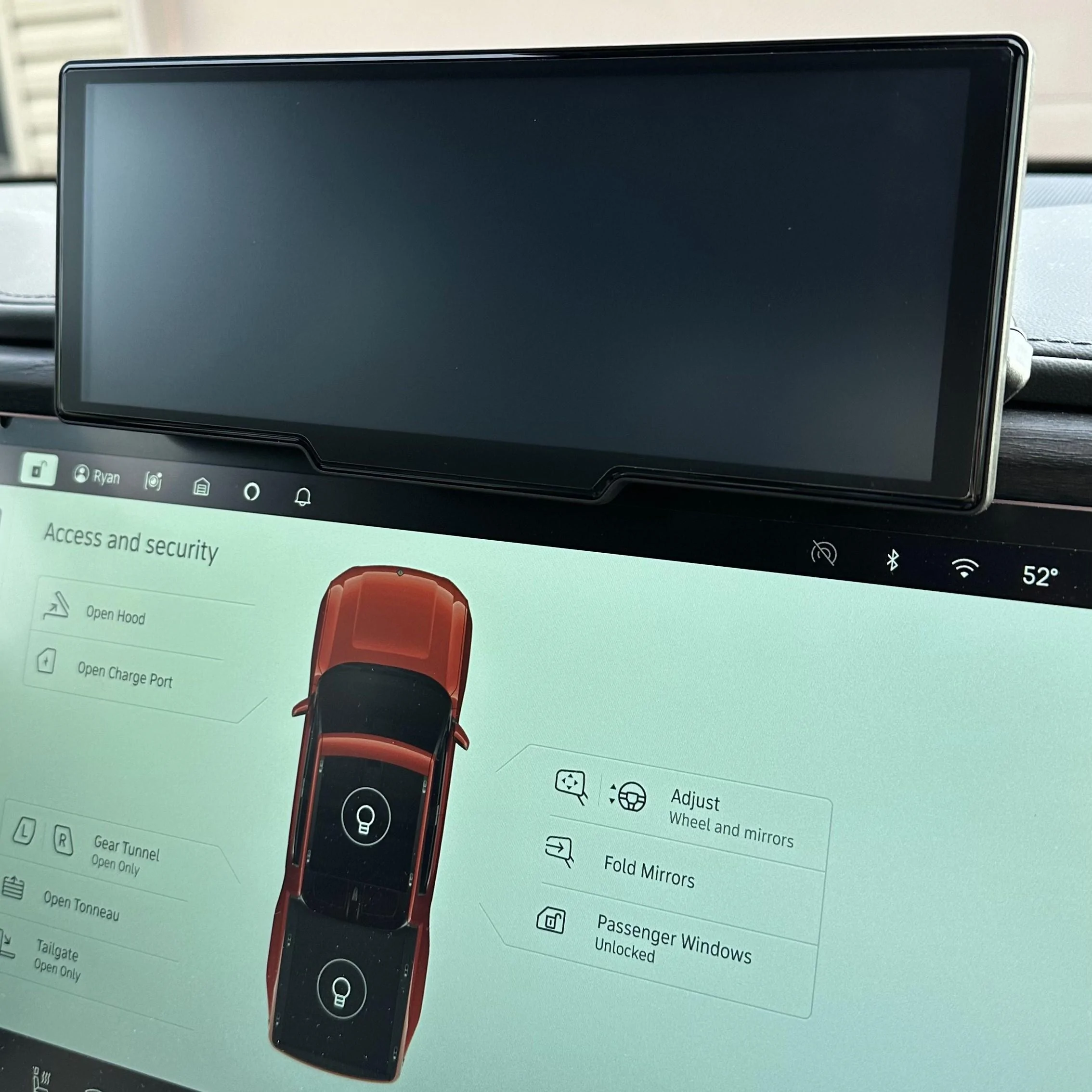 Rivian R1T R1S CarPlay & Android Auto Smart Dash Screen has arrived!  New from EVSportline.com 20240127_211158320_iOS