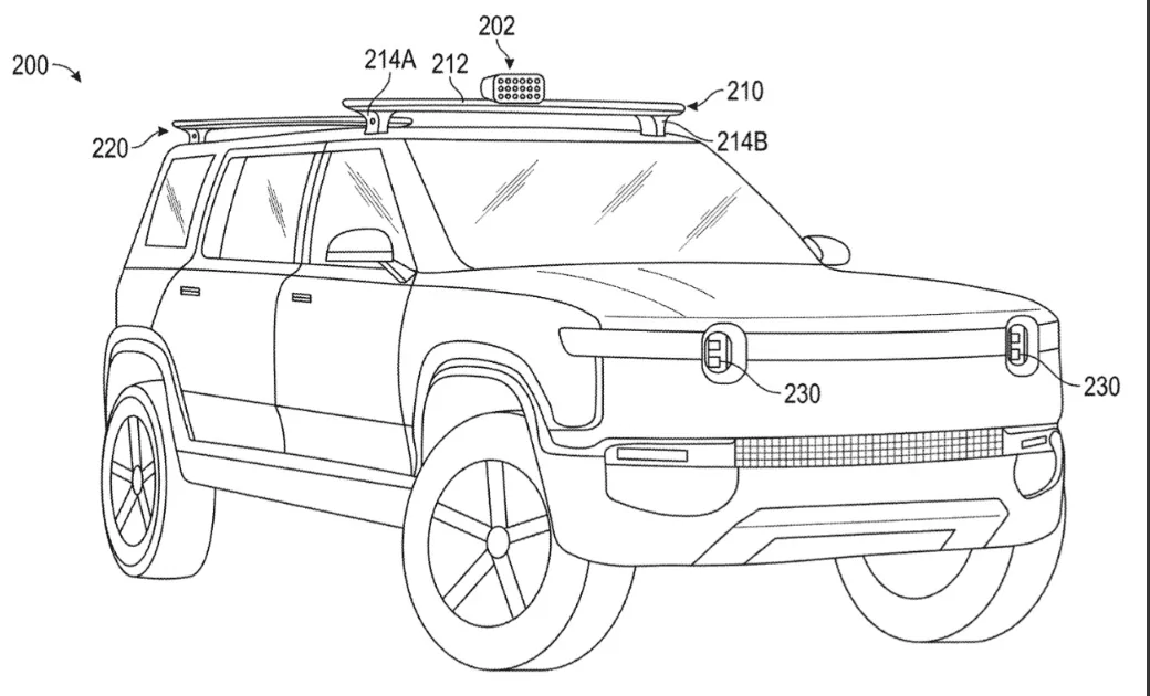 Rivian R1T R1S R2 Design Leak via Patent? 1706639875380