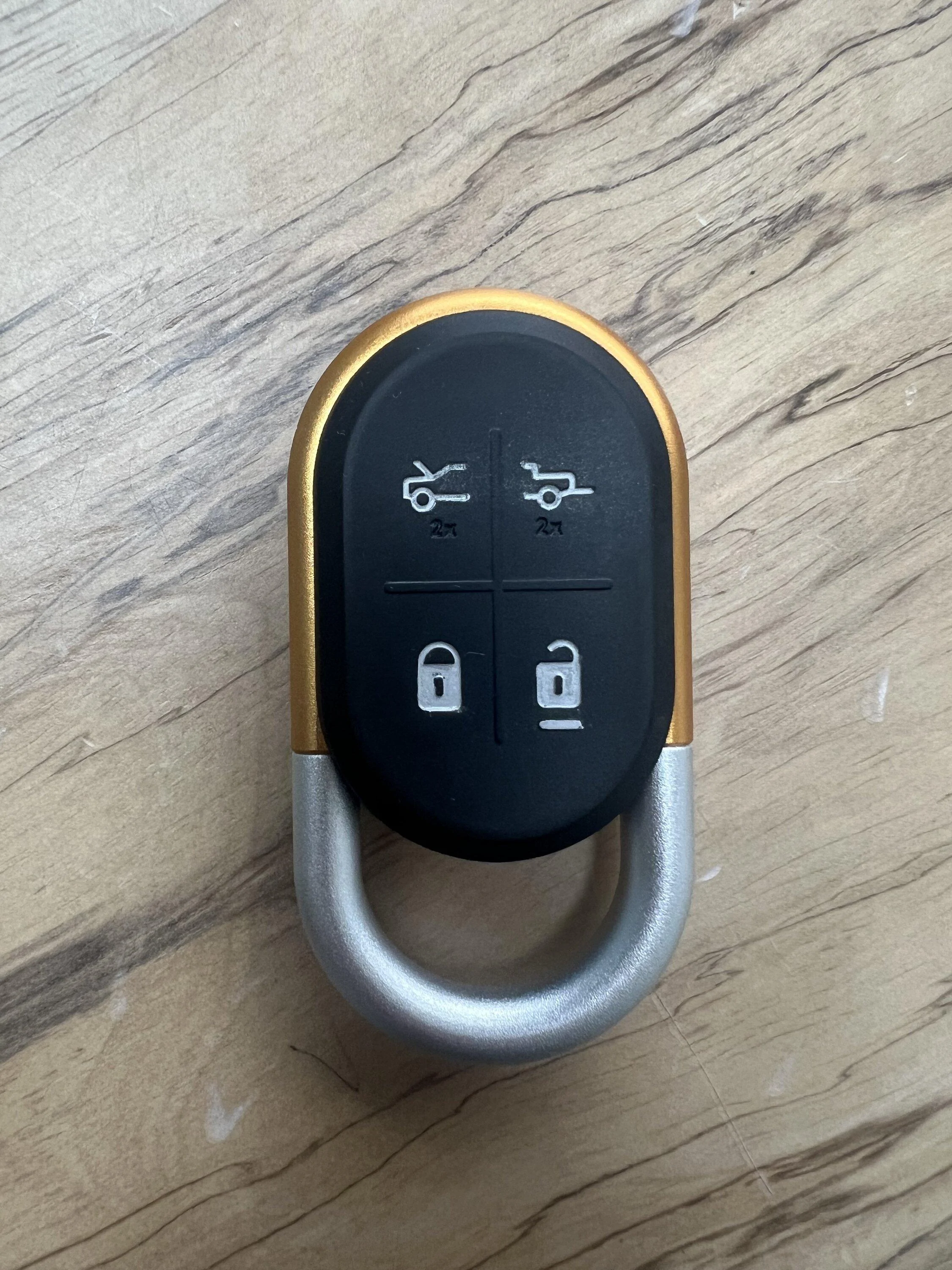 Rivian R1T R1S Painted / Colored Key Fob Buttons... so simple, HUGE difference. RJ take notes pls. IMG_2199