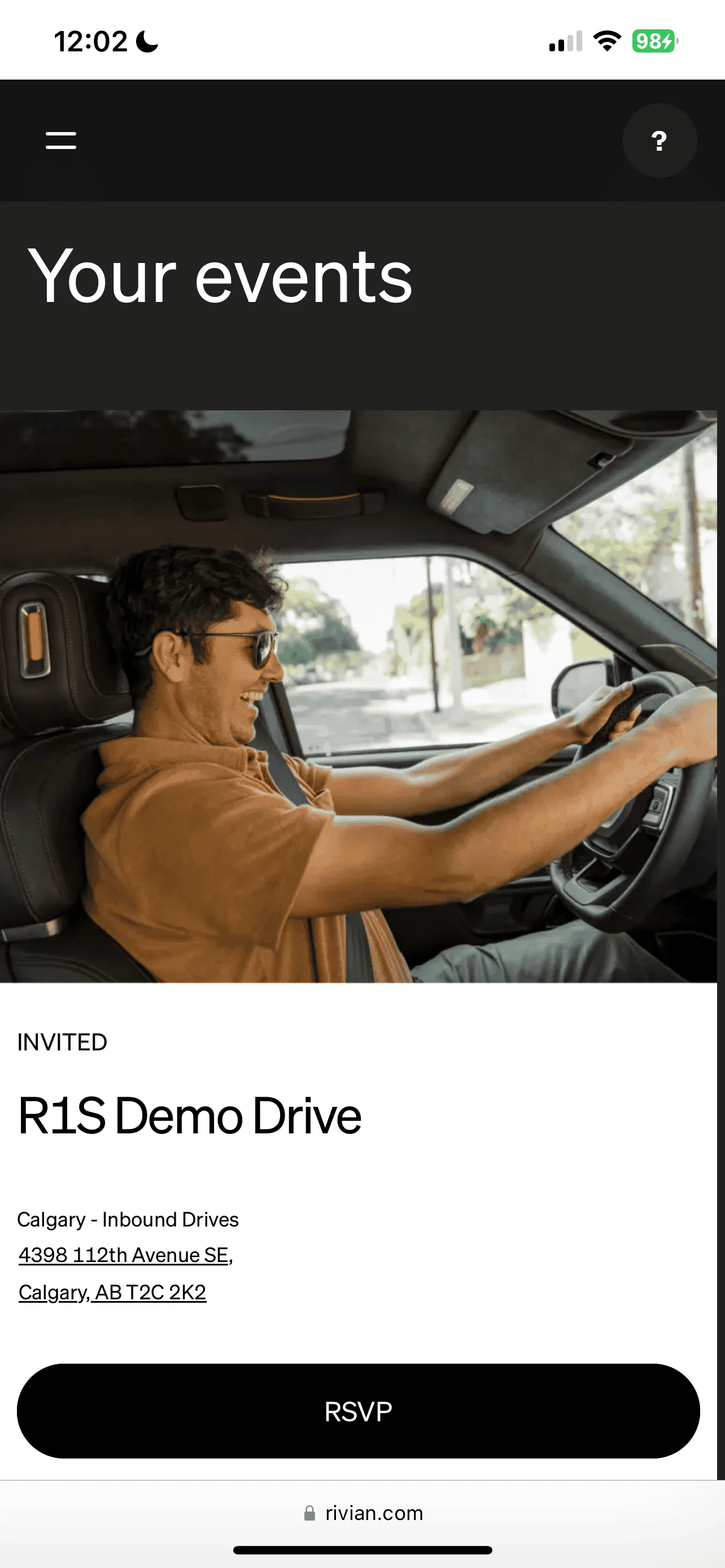 Rivian R1T R1S Calgary Service Center now doing test drives IMG_7395